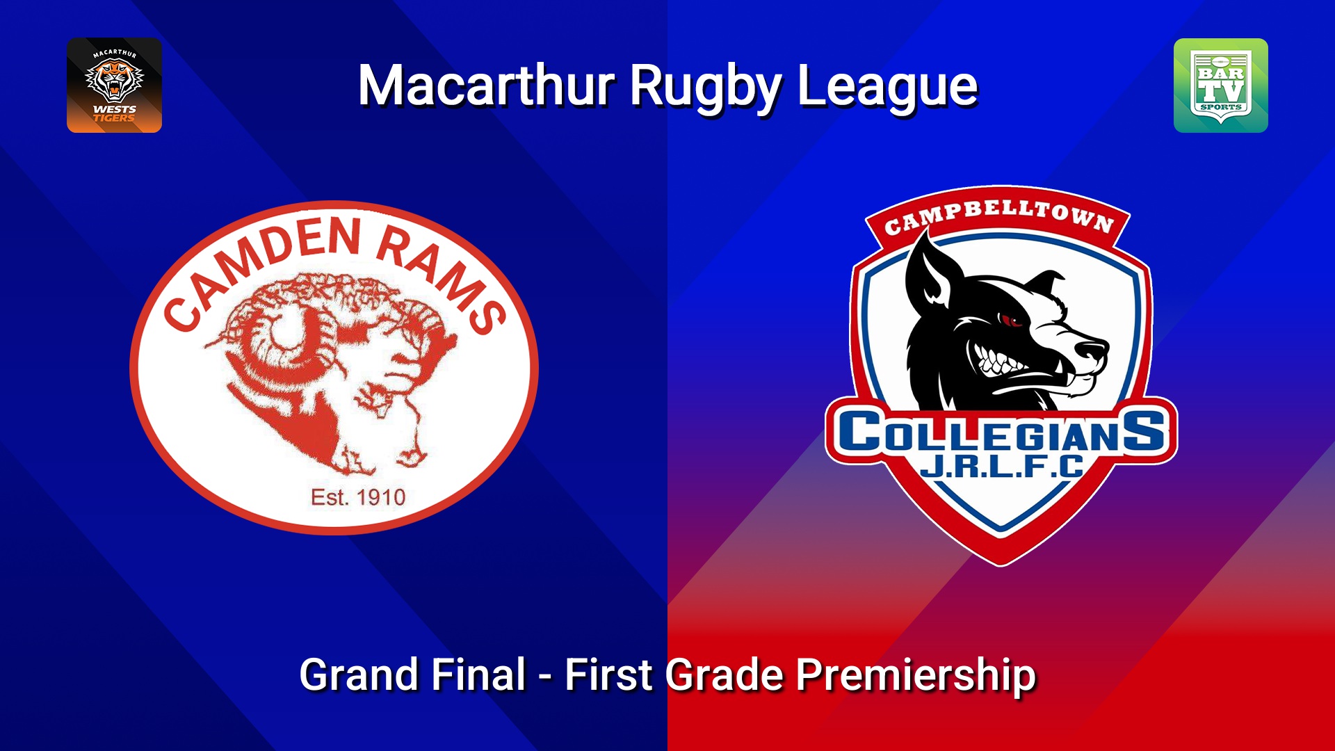 260920-video-Macarthur RL Grand Final - First Grade Premiership - Camden Rams v Campbelltown Collegians Slate Image