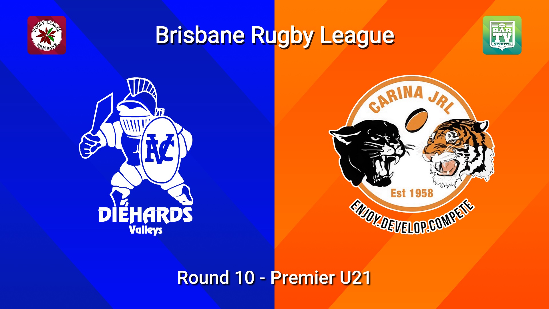 260530-video-BRL Round 10 - Premier U21 - Valleys Diehards v Carina Juniors Slate Image