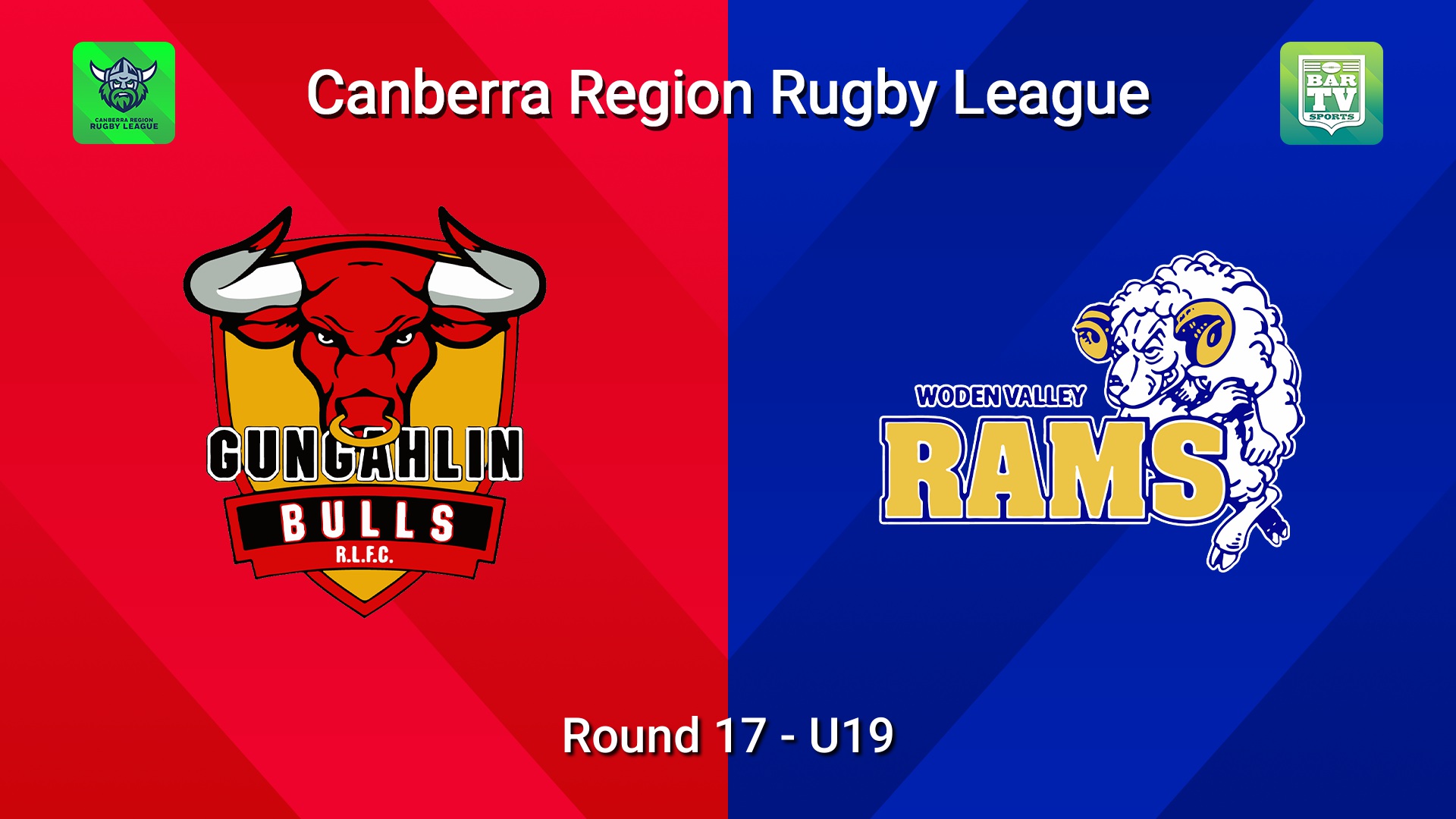 260815-video-Canberra Round 17 - U19 - Gungahlin Bulls v Woden Valley Rams Slate Image