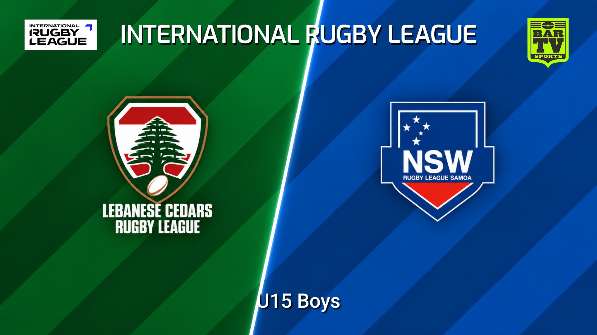 260927-video-International RL U15 Boys - Samoa Rugby League v Lebanese Cedars Minigame Slate Image