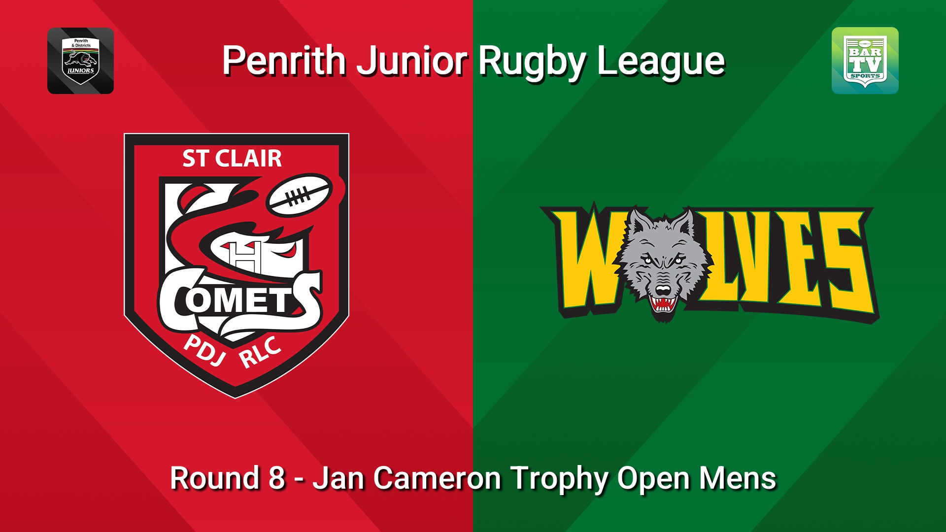 260614-video-Penrith & District Junior Rugby League Round 8 - Jan Cameron Trophy Open Mens - St Clair v Windsor Wolves Minigame Slate Image