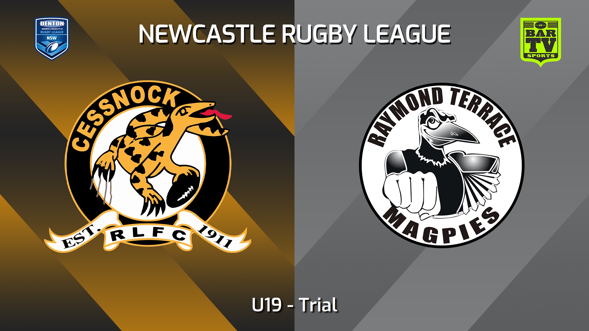 240321-Newcastle RL Trial - U19 - Cessnock Goannas v Raymond Terrace Magpies Slate Image