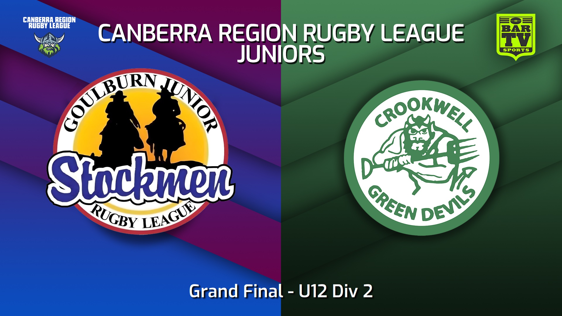250906-video-Canberra Region Rugby League Juniors Grand Final - U12 Div 2 - Goulburn Junior Stockmen v Crookwell Green Devils Juniors Slate Image