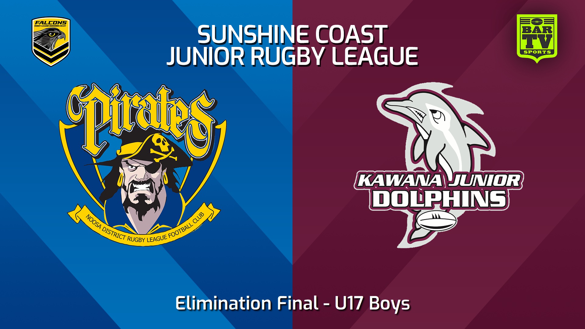 250823-video-Sunshine Coast Junior Rugby League Elimination Final - U17 Boys - Noosa Pirates JRL v Kawana Dolphins JRL Slate Image