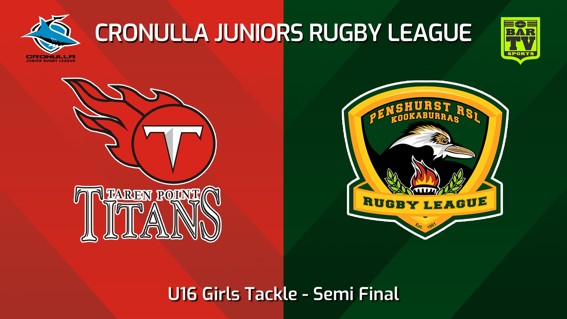 240824-video-Cronulla Juniors Semi Final - U16 Girls Tackle - Taren Point Titans v Penshurst RSL Slate Image