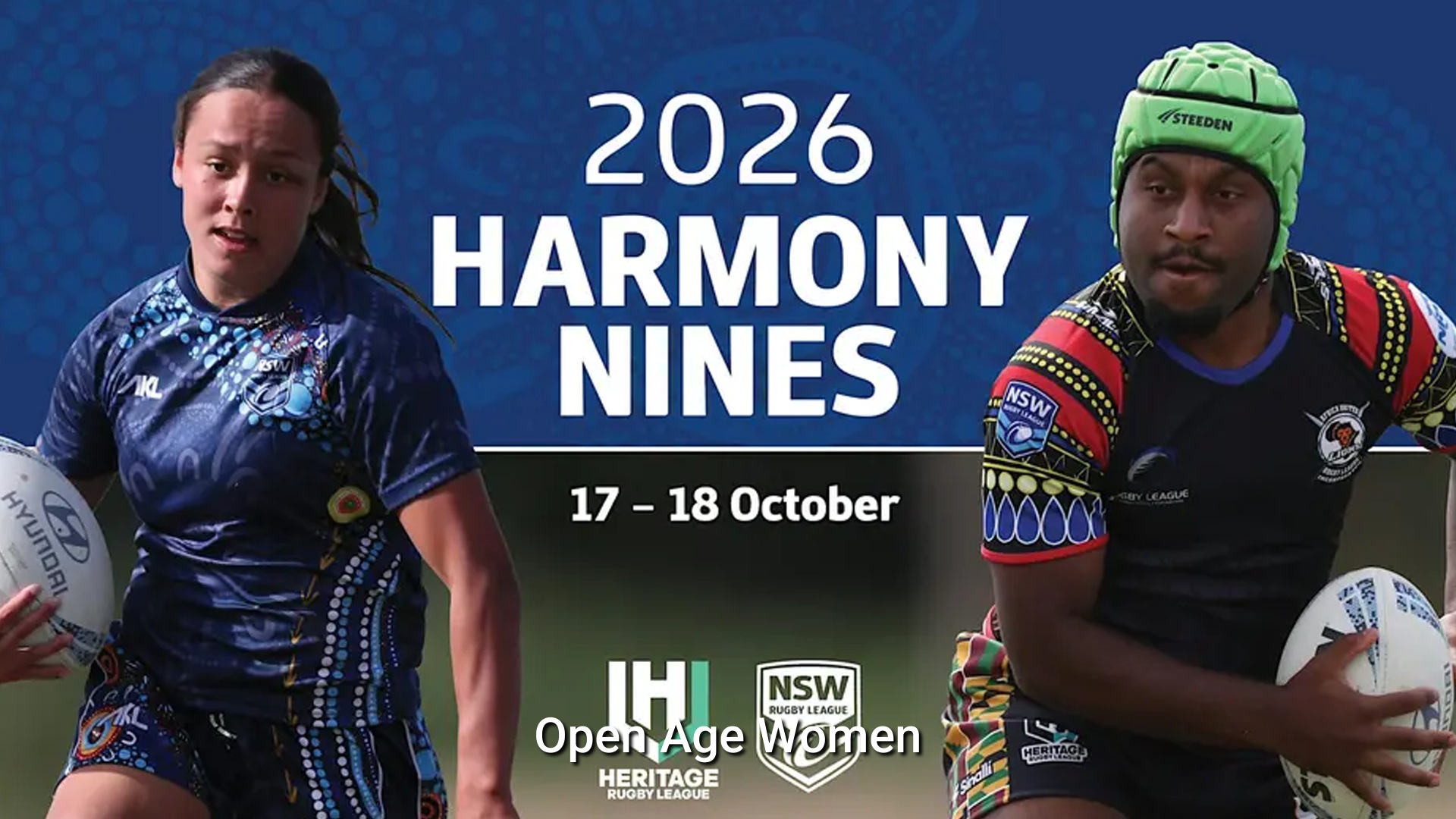 261018-video-Harmony 9's Rugby League Round 1 - Open Age Women - Tonga NSW v Pasifika Slate Image