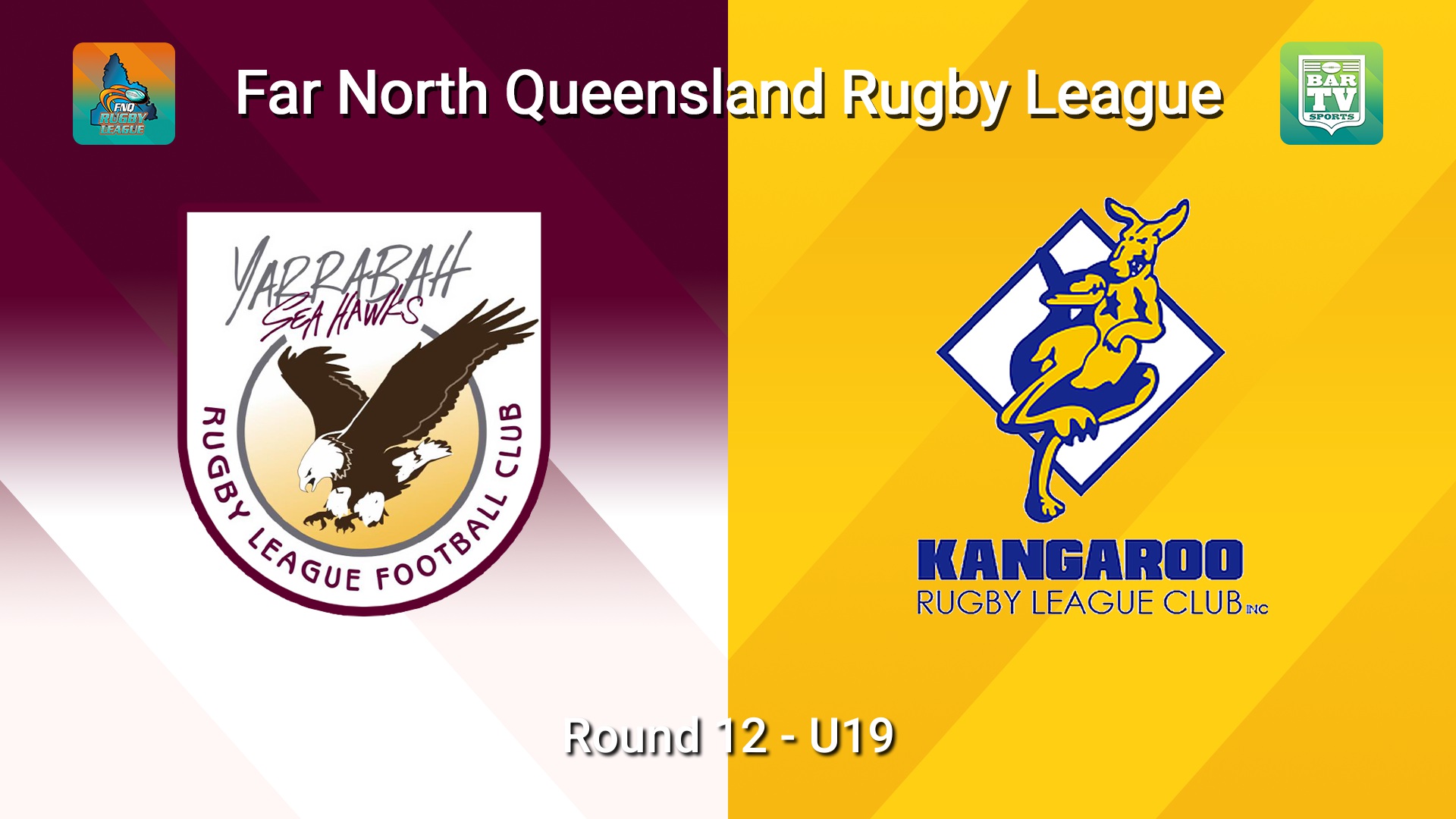 260621-video-FNQ Rugby League Round 12 - O'Neills U19s - Yarrabah Sea Hawks  v Cairns Kangaroos Slate Image