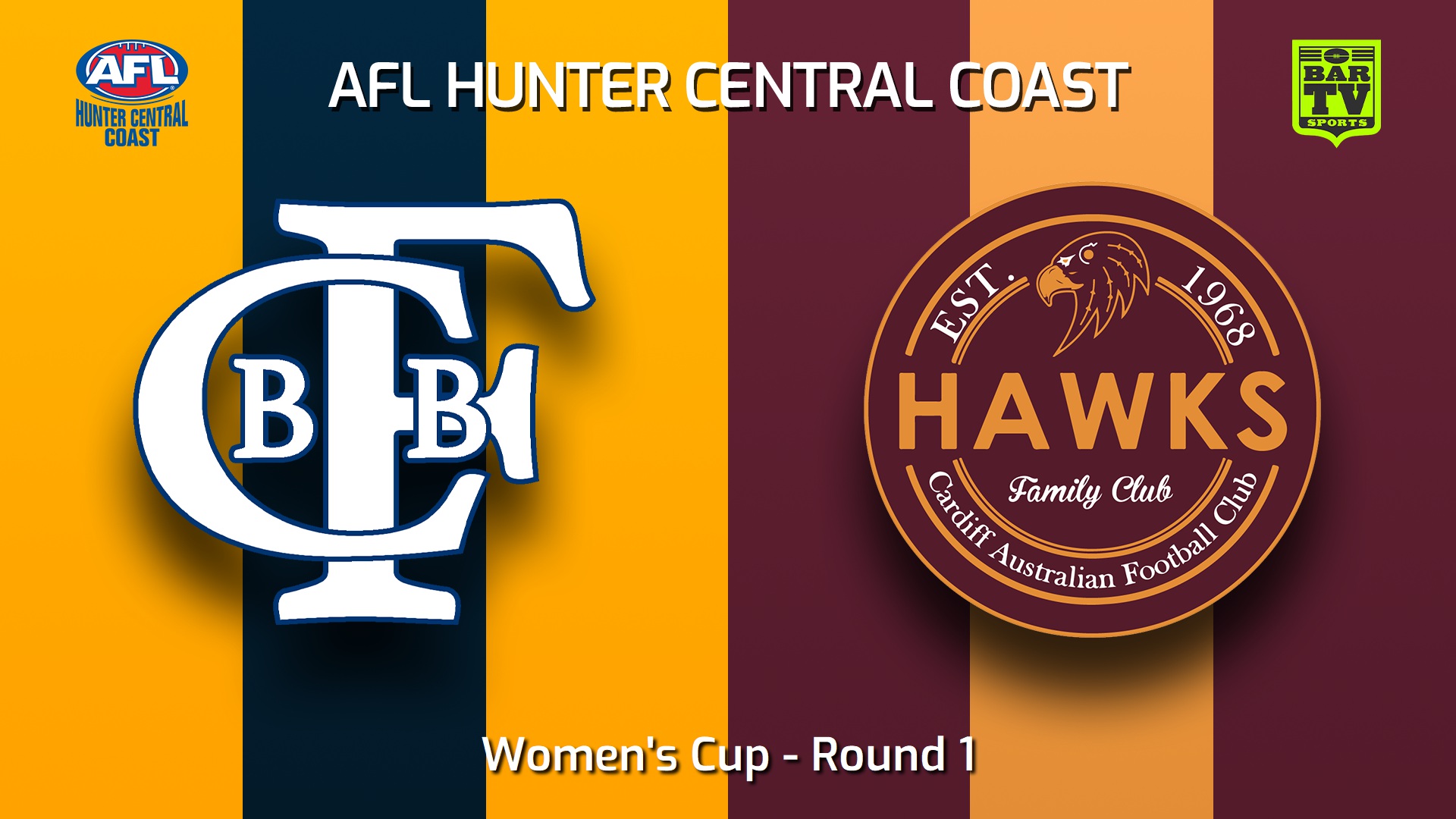 240817-video-AFL Hunter Central Coast Round 1 - Women's Cup - Bateau Bay v Cardiff Hawks Slate Image