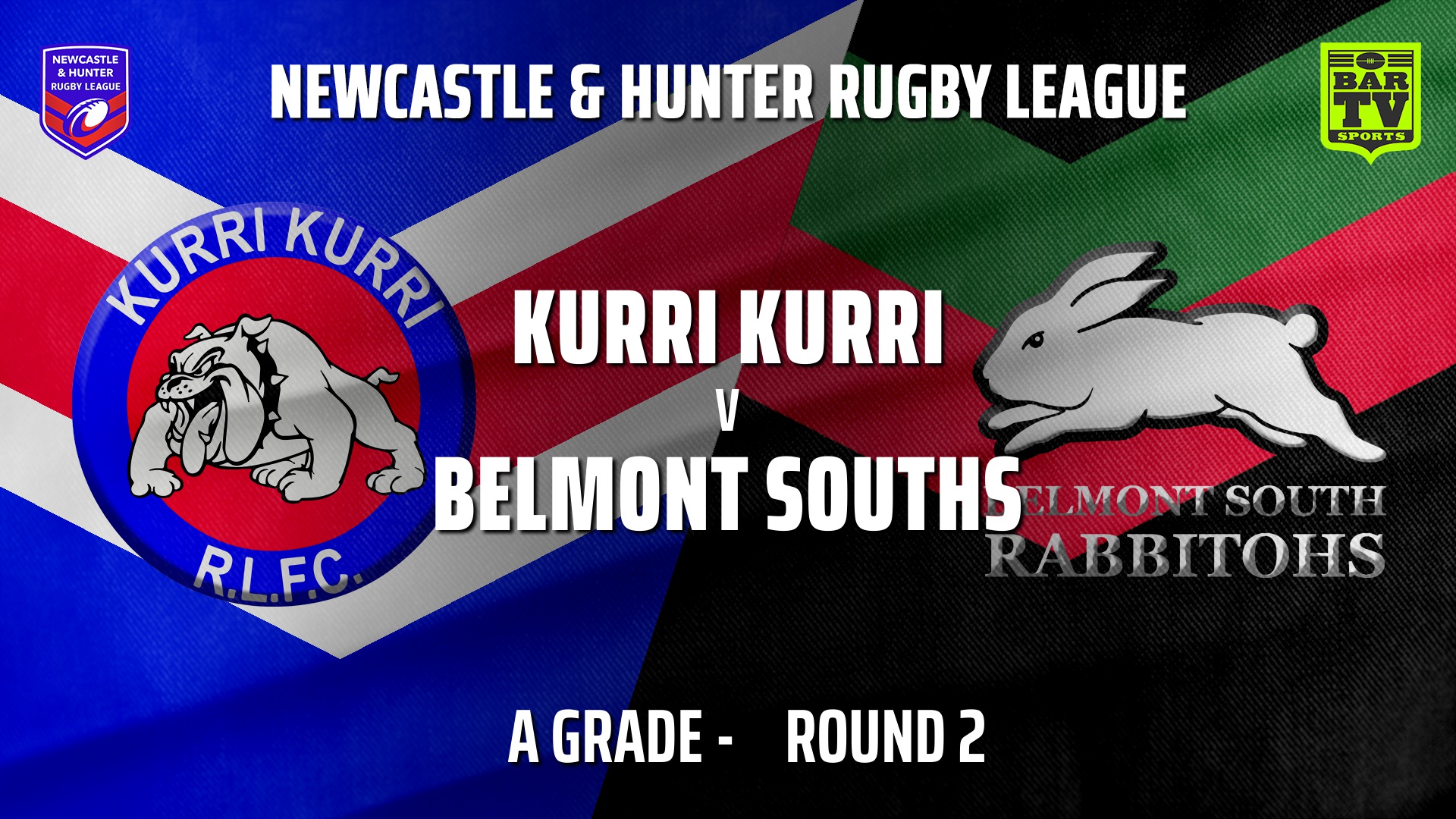 NHRL A Grade - Kurri Kurri Bulldogs v Belmont Souths Slate Image