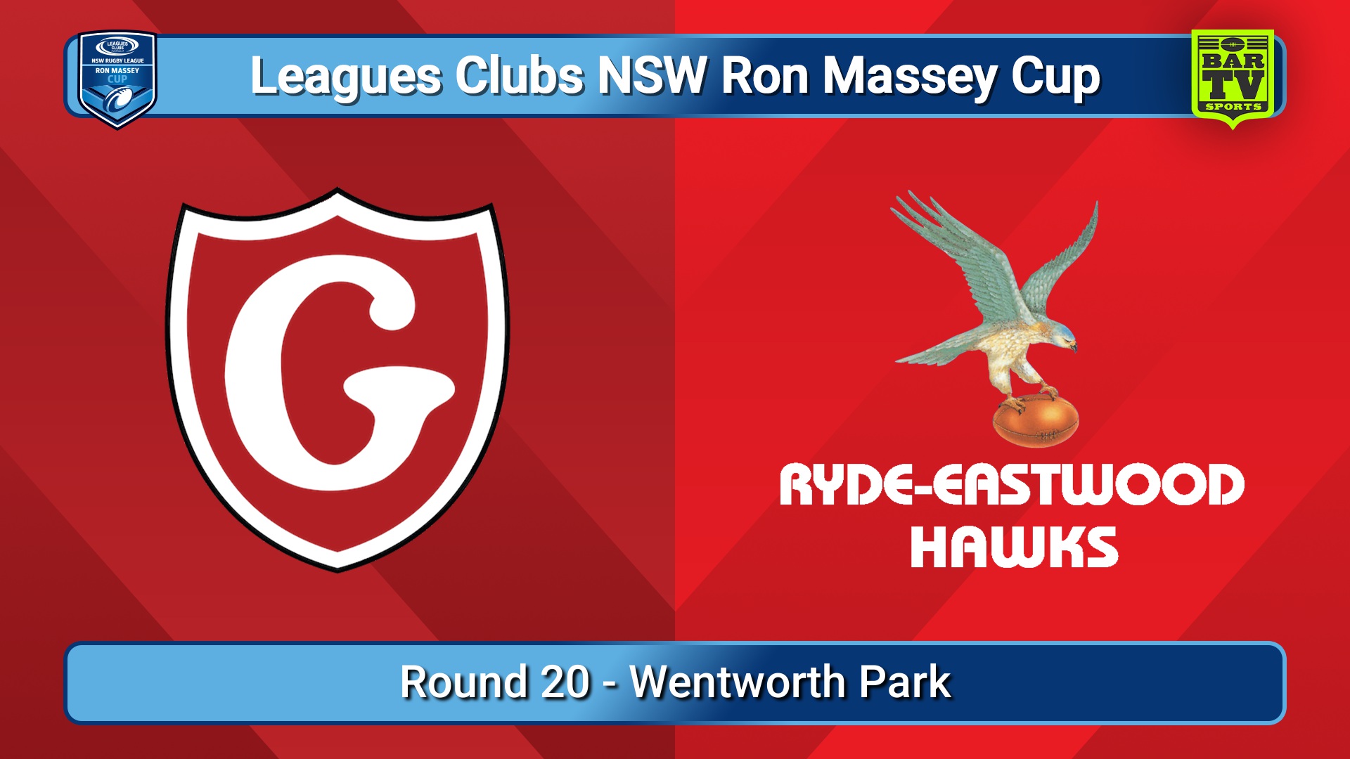 250817-video-Ron Massey Cup Round 20 - Glebe Dirty Reds v  Hawks Slate Image