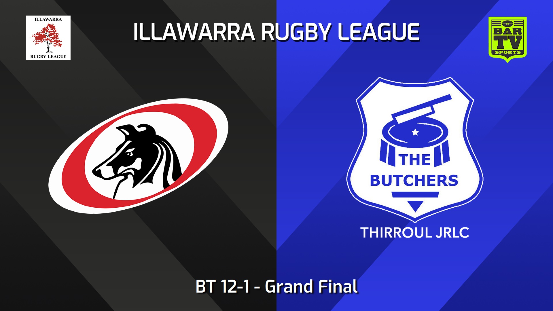 240817-video-Illawarra Rugby League Juniors Grand Final - BT 12-1 - Collegians JRL v Thirroul Butchers JRL Slate Image