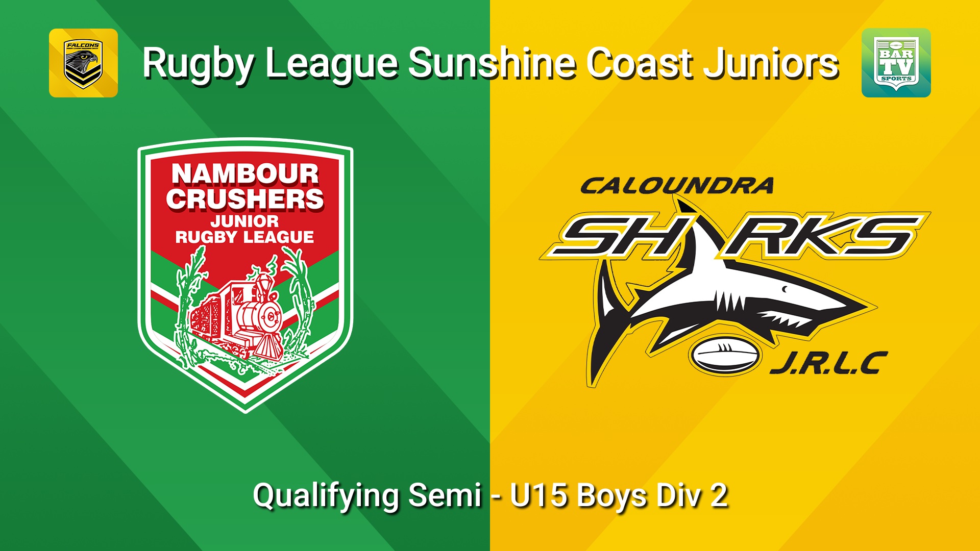 260821-video-Sunshine Coast Junior Rugby League Qualifying Semi - U15 Boys Div 2 - Nambour Crushers JRL v Caloundra Sharks JRL Slate Image