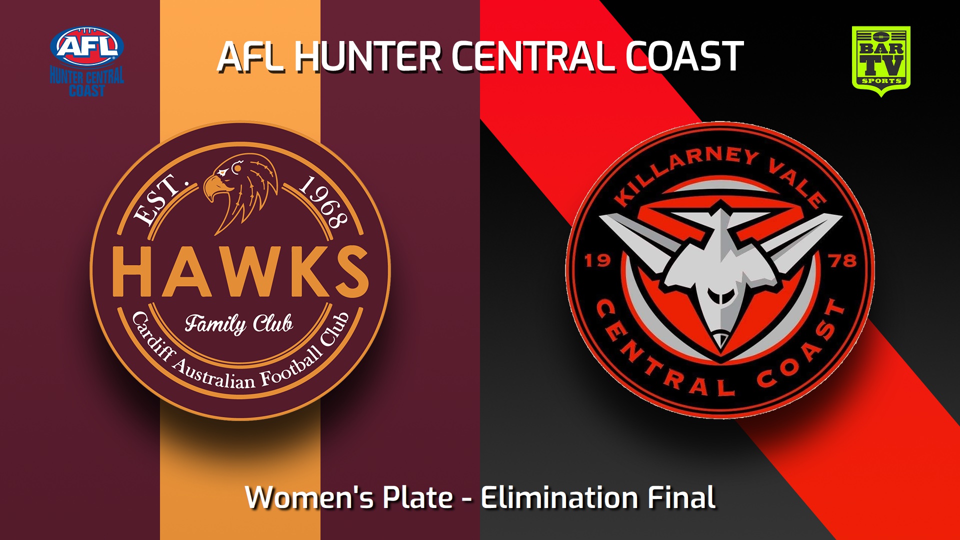 250830-video-AFL Hunter Central Coast Elimination Final - Women's Plate - Cardiff Hawks v Killarney Vale Bombers Slate Image