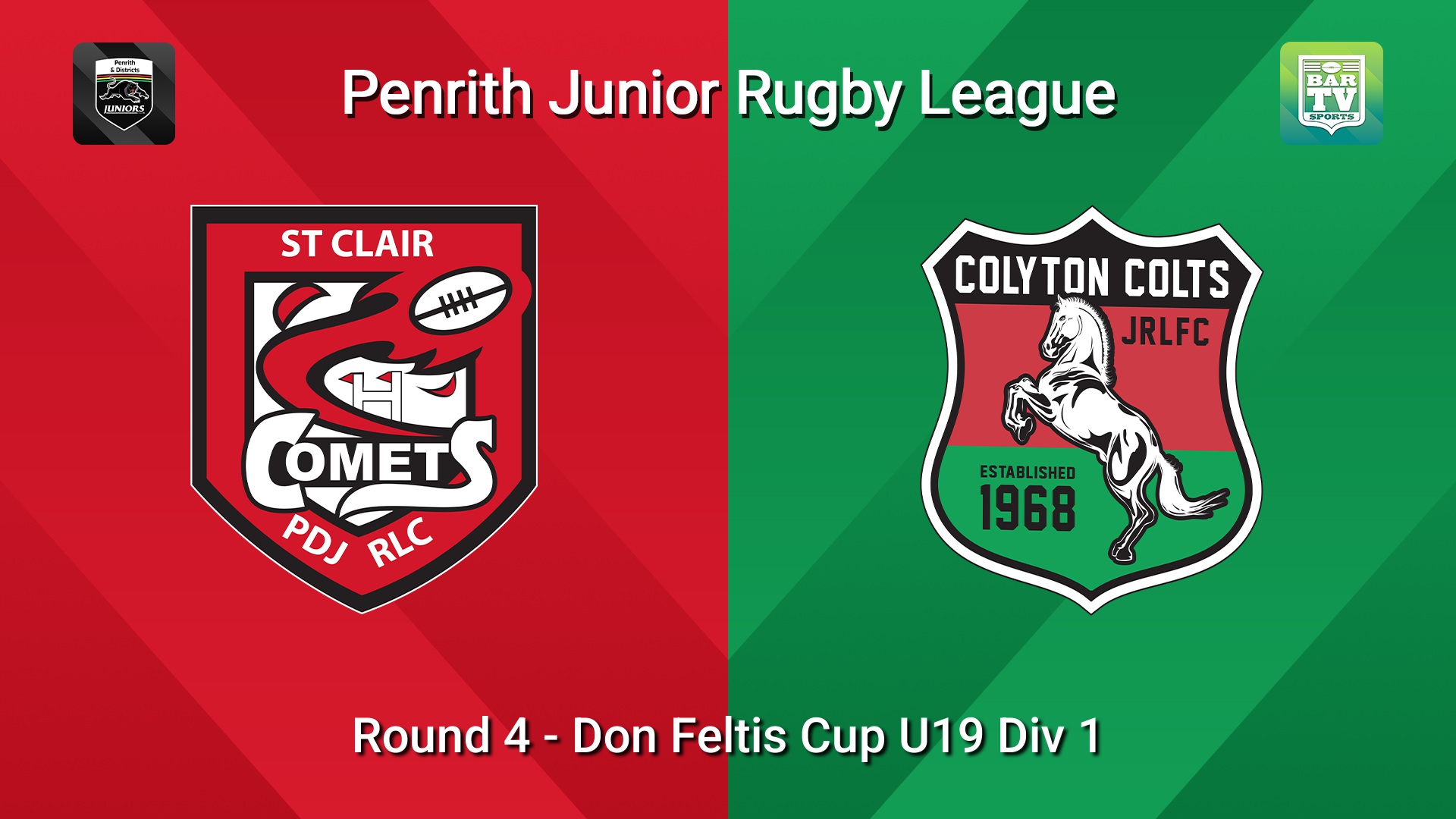 260426-video-Penrith & District Junior Rugby League Round 4 - Don Feltis Cup U19 Div 1 - St Clair v Colyton Slate Image