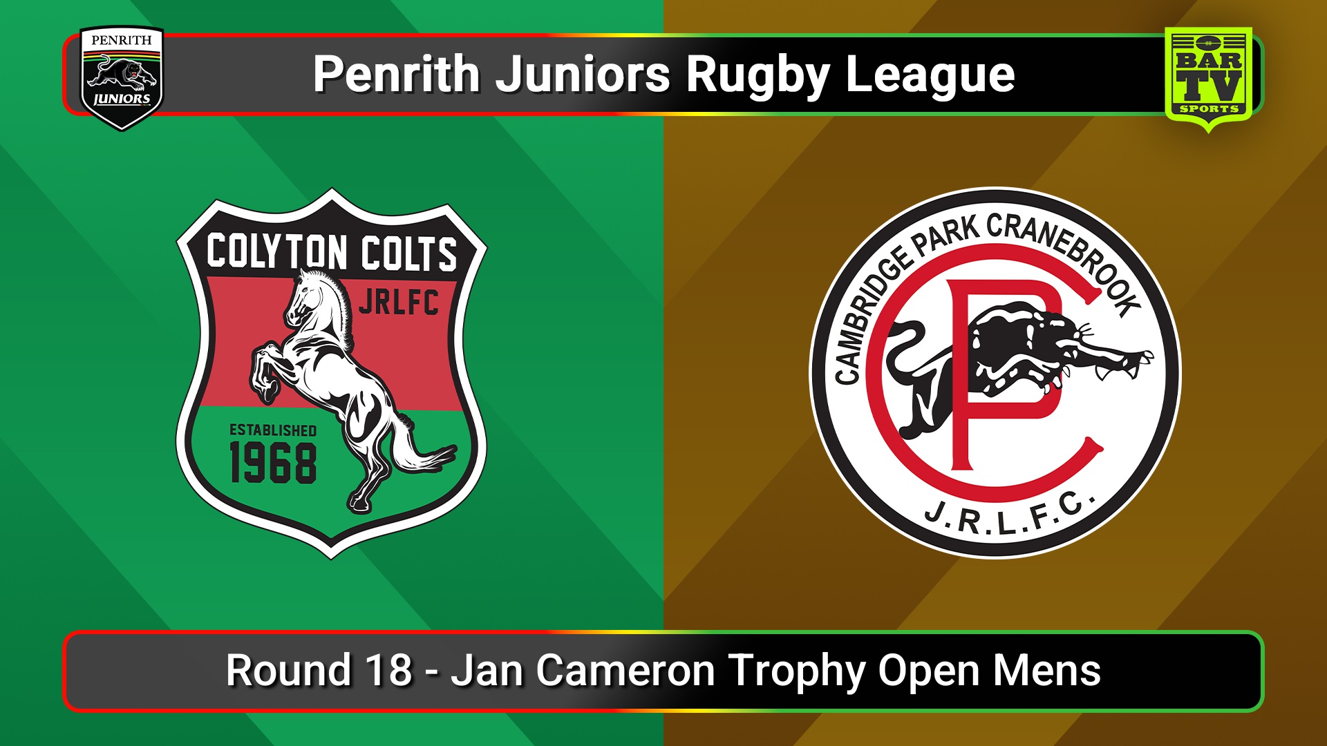 250817-video-Penrith & District Junior Rugby League Round 18 - Jan Cameron Trophy Open Mens - Colyton v Cambridge Park Slate Image