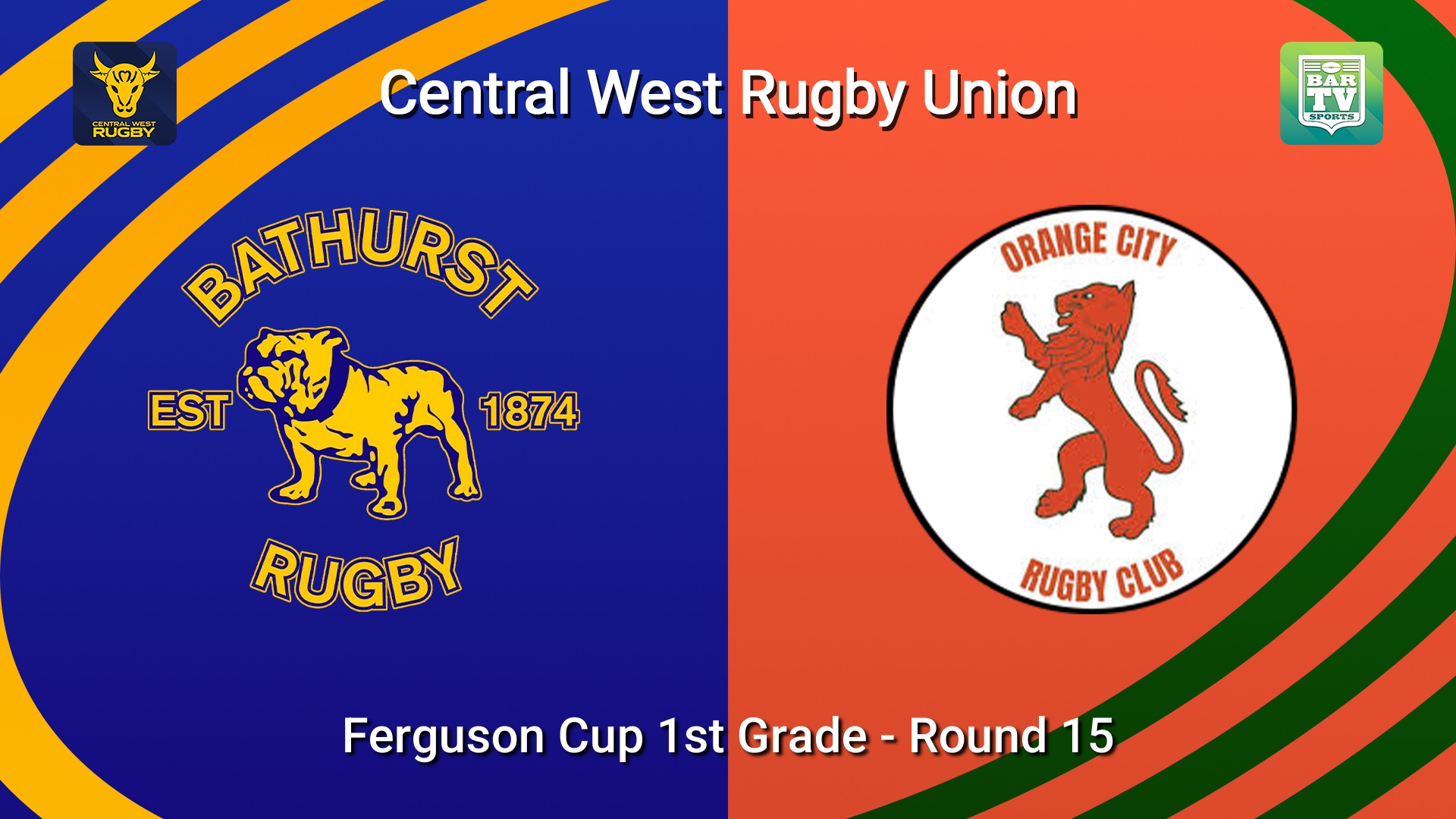 260815-video-Central West Rugby Round 15 - Ferguson Cup 1st Grade - Bathurst Bulldogs v Orange City Slate Image