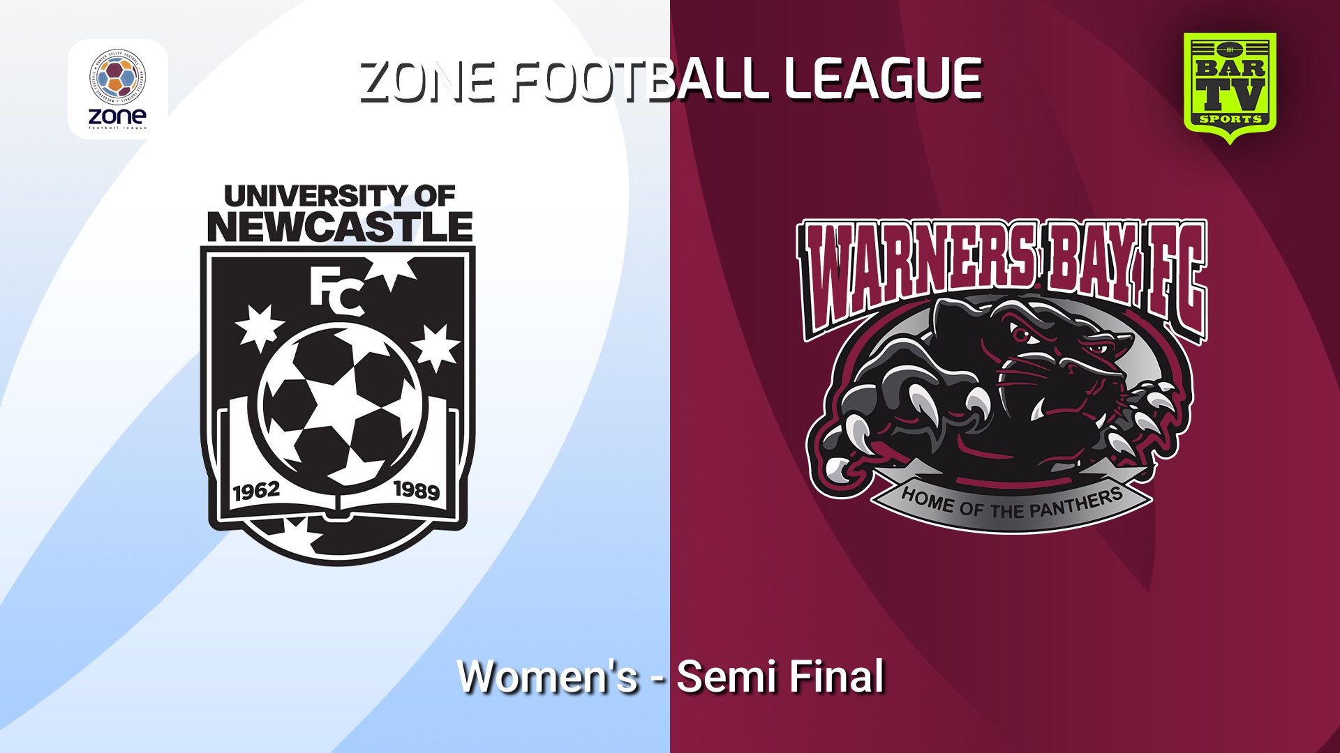 260830-video-Newcastle Zone Football League Semi Final - Women's - University of Newcastle  v Warners Bay Slate Image