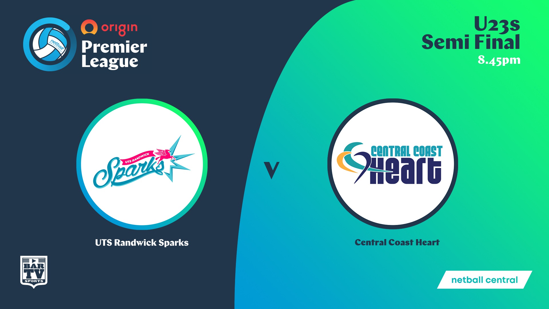 NSW Prem League Semi Final - U23s - UTS Randwick Sparks v Central Coast Heart Slate Image