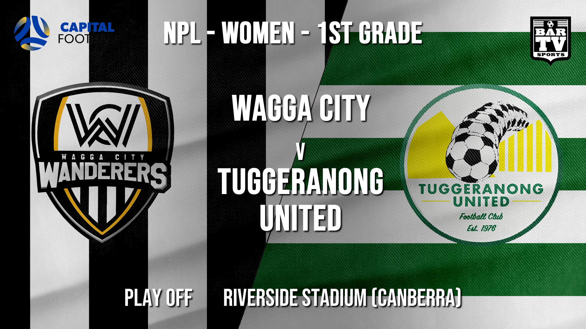 NPLW - Capital Play Off - Wagga City Wanderers FC (women) v Tuggeranong United FC (women) Slate Image