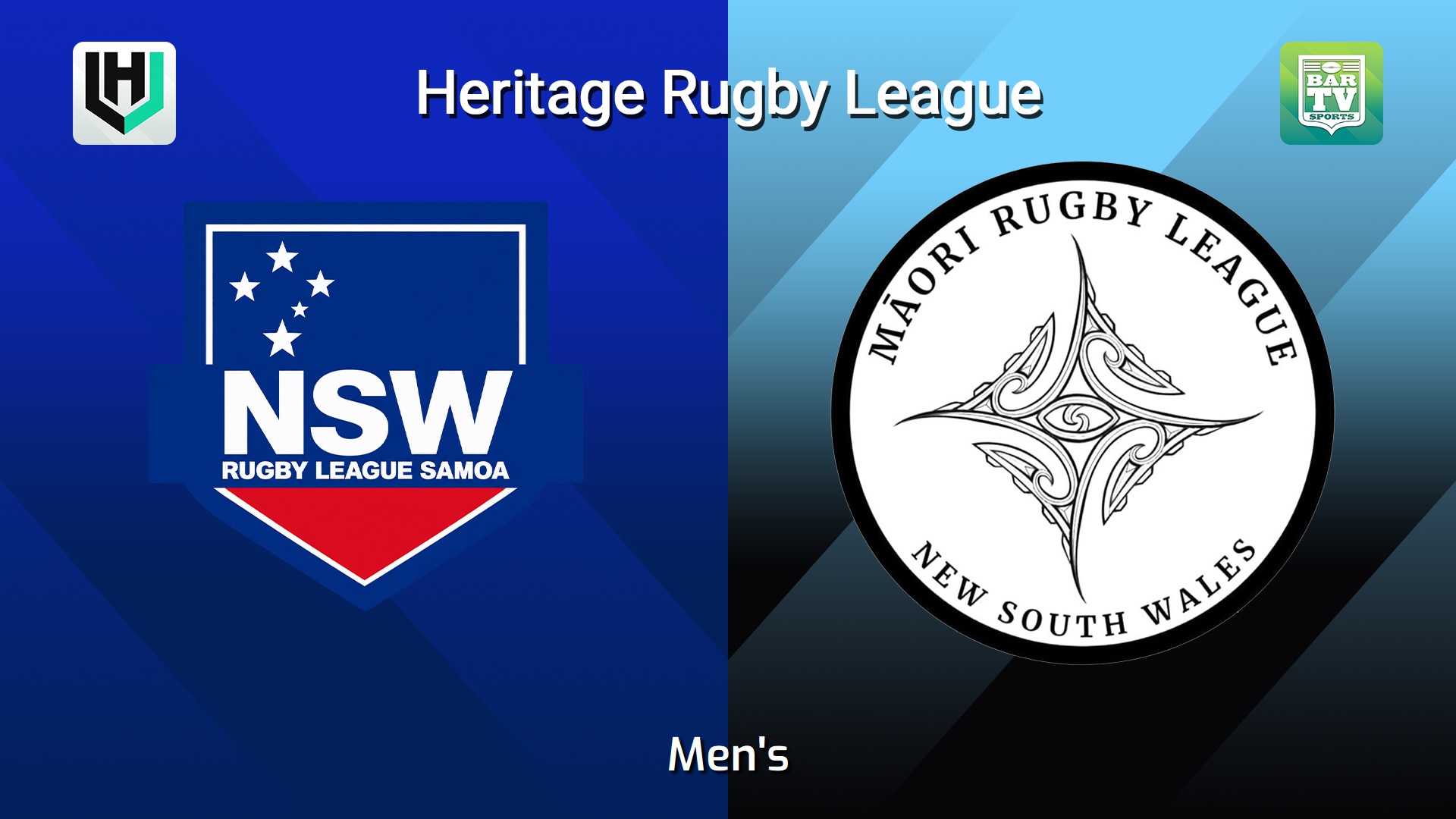 261010-video-Heritage RL Men's - Samoa NSW v Māori RL NSW Slate Image