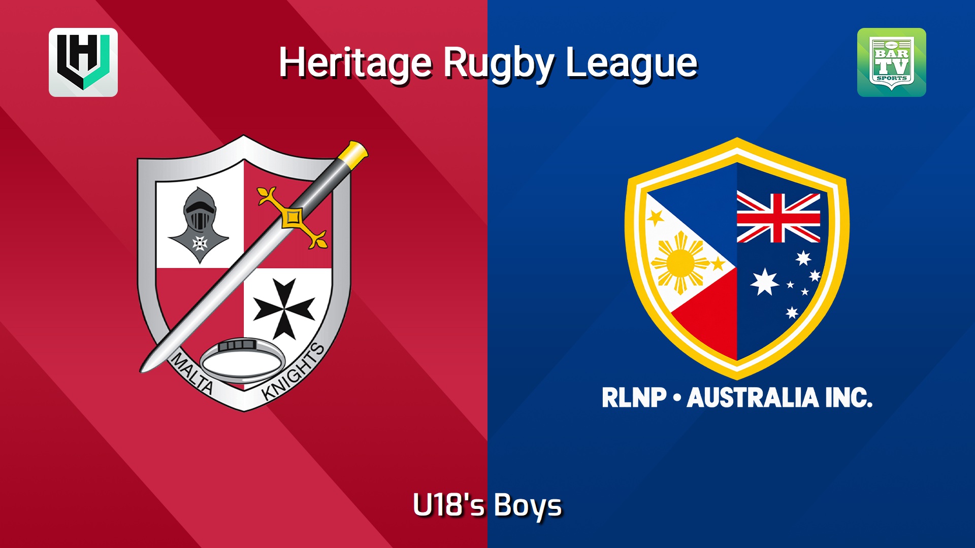 261011-video-Heritage RL U18's Boys - Malta v Philippines Admirals Slate Image