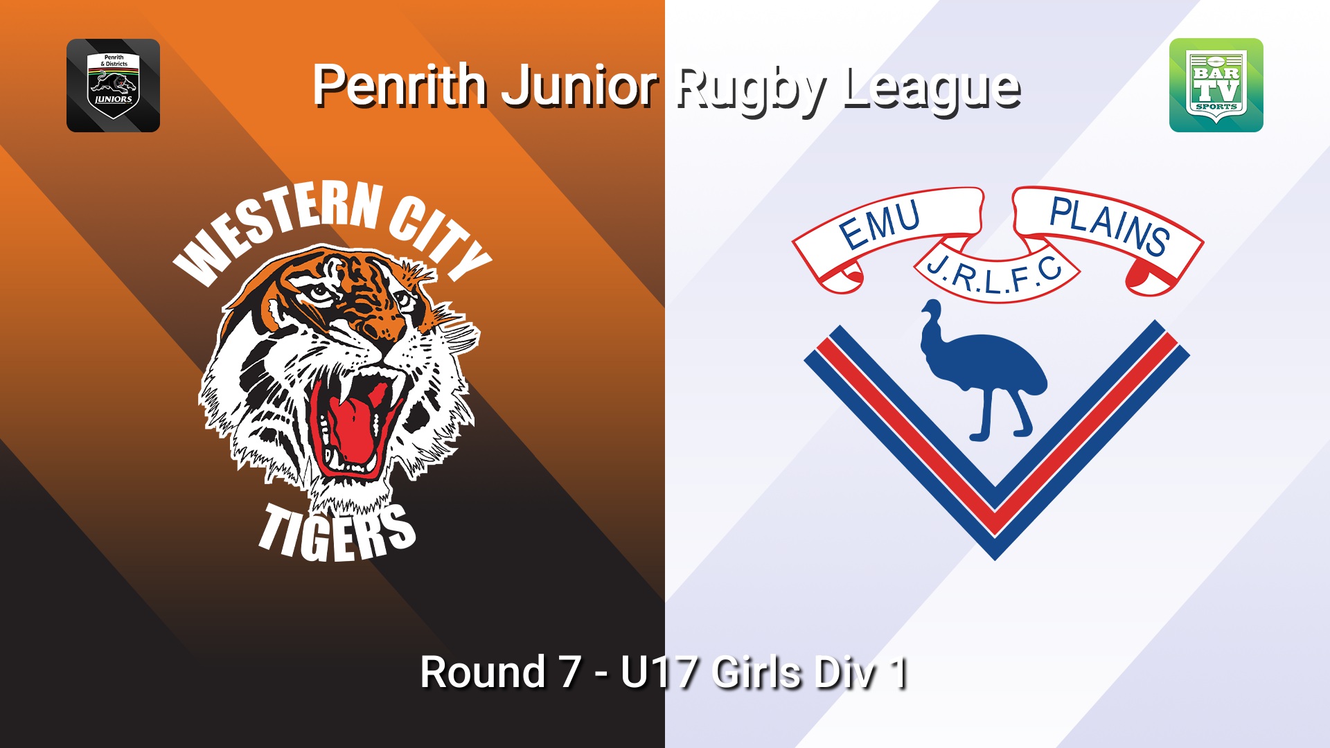 260613-video-Penrith & District Junior Rugby League Round 7 - U17 Girls Div 1 - Western City Tigers v Emu Plains Slate Image