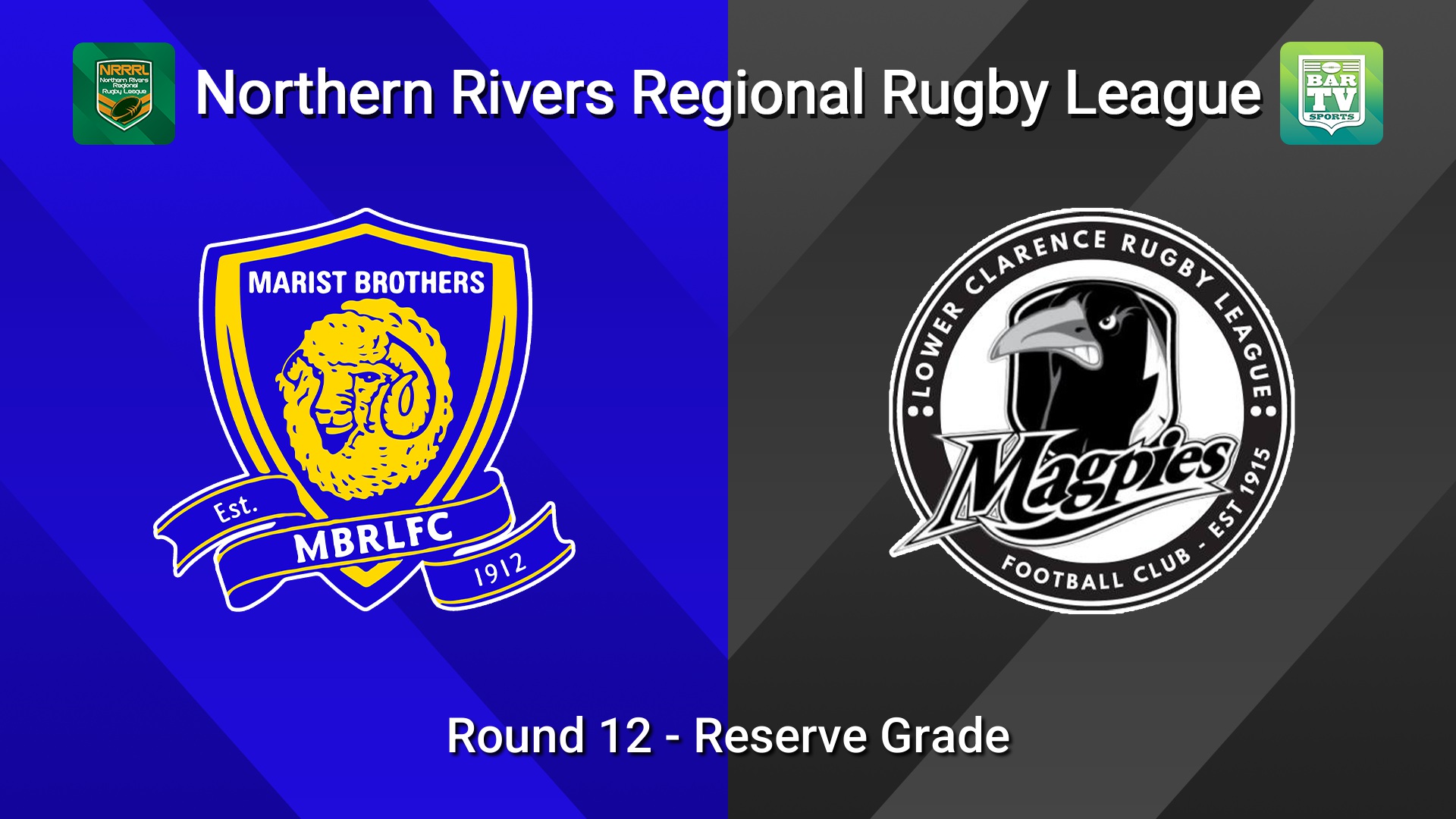 260712-video-Northern Rivers Round 12 - Reserve Grade - Lismore Marist Brothers v Lower Clarence Magpies Slate Image