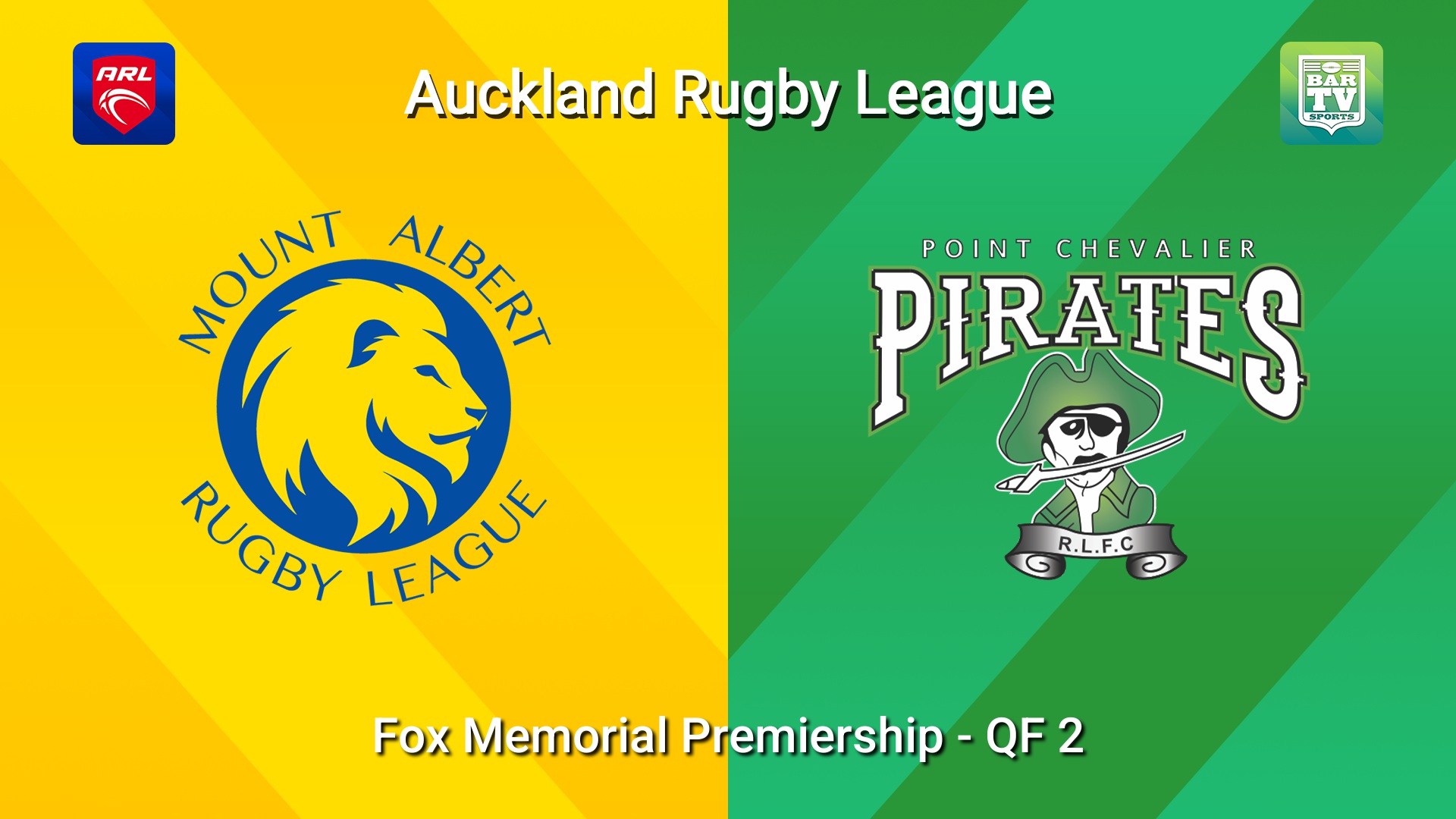 260801-video-Auckland RL QF 2 - Fox Memorial Premiership - Mt Albert Lions v Pt Chevalier Pirates Minigame Slate Image