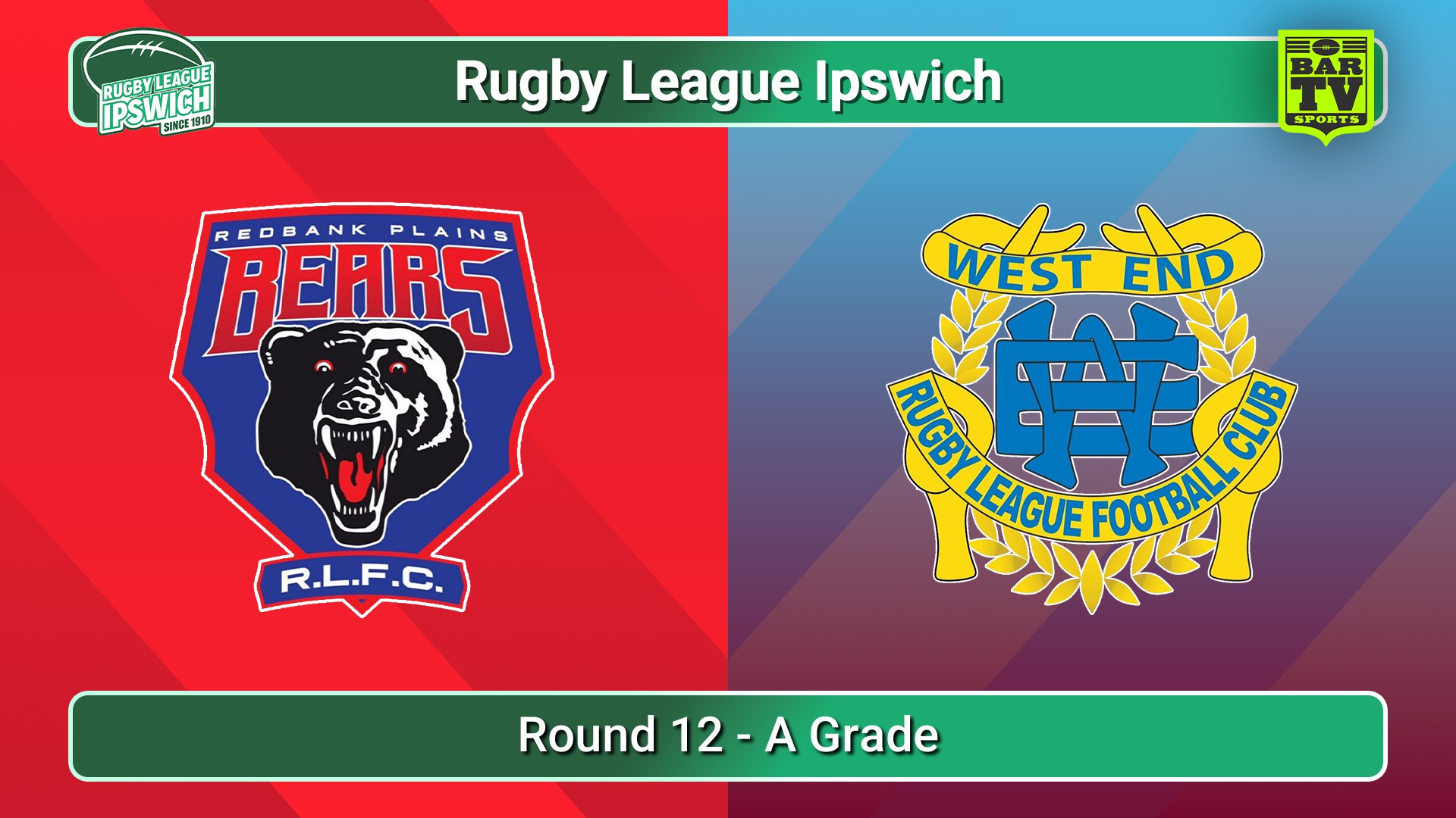 250802-video-Rugby League Ipswich Round 12 - A Grade - Redbank Plains Bears v West End Slate Image