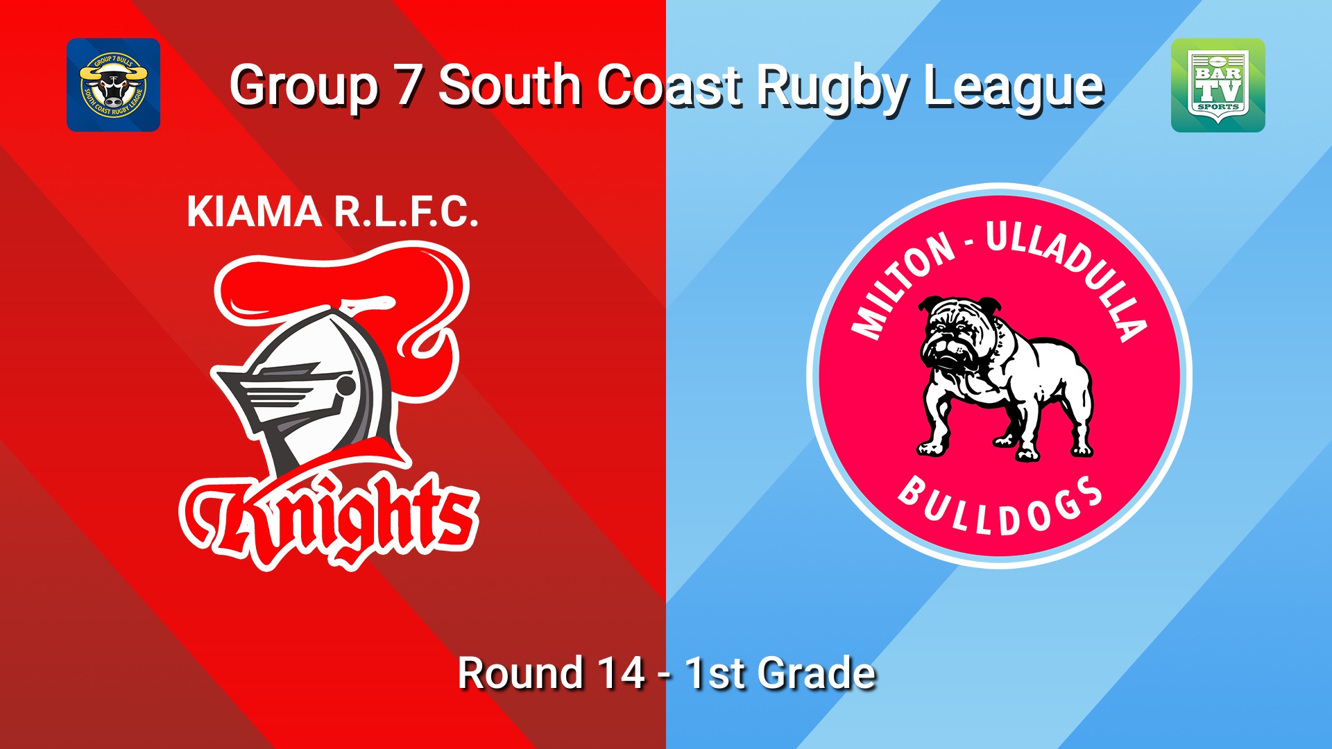 260726-video-South Coast Round 14 - 1st Grade - Kiama Knights v Milton-Ulladulla Bulldogs Slate Image