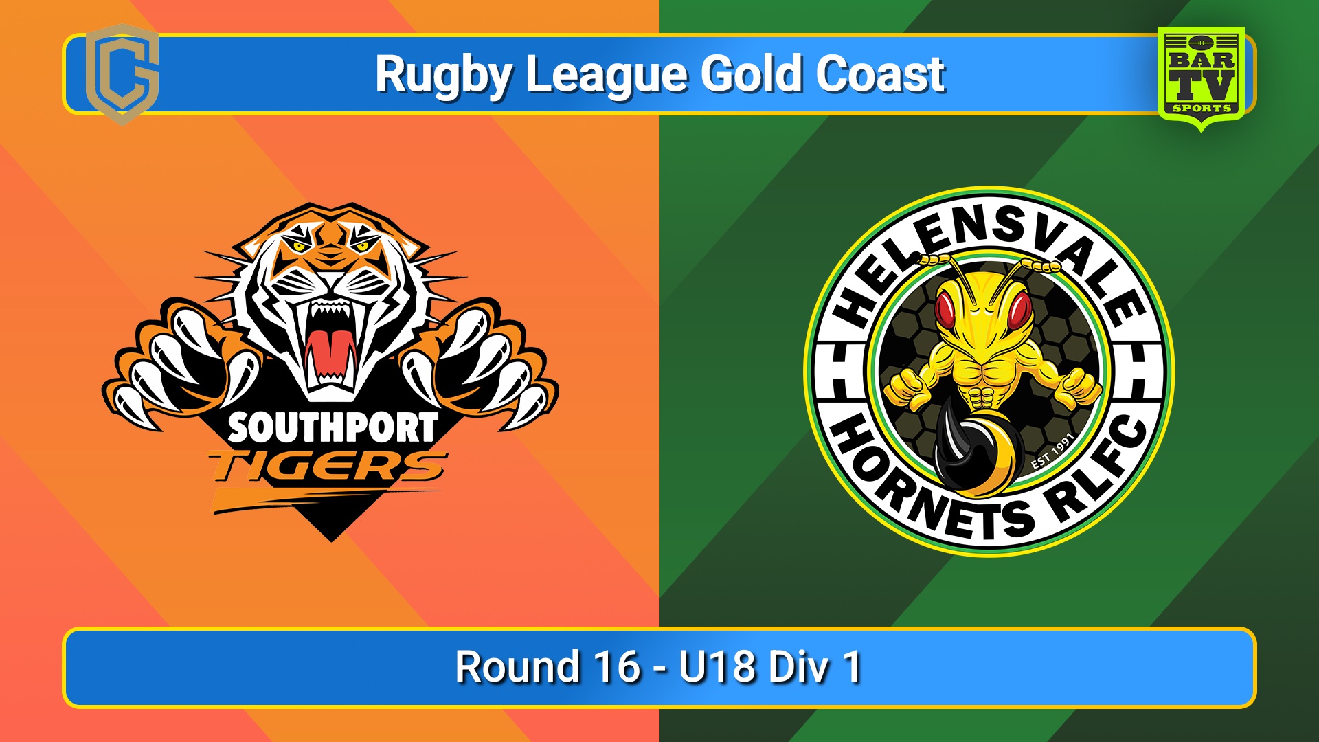 250817-video-Gold Coast Round 16 - U18 Div 1 - Southport Tigers v Helensvale Hornets Slate Image