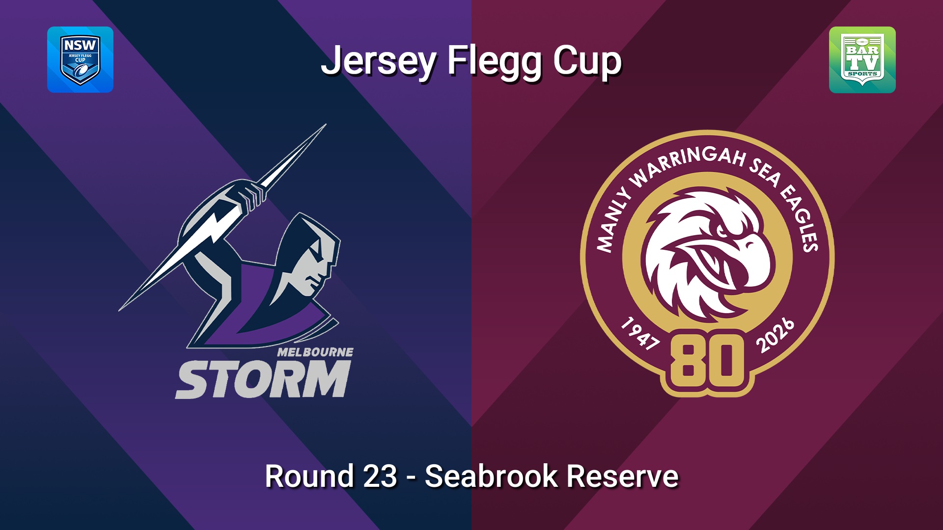 260809-video-Jersey Flegg Cup Round 23 - Melbourne Storm v Manly Warringah Sea Eagles Slate Image
