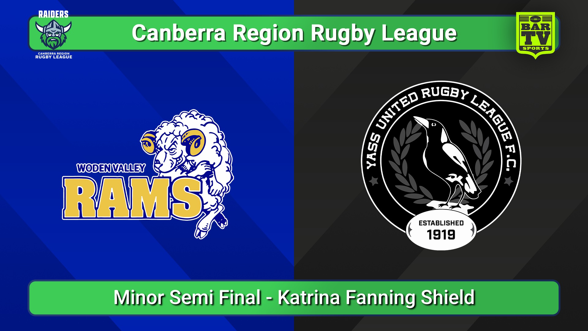 250831-video-Canberra Minor Semi Final - Katrina Fanning Shield - Woden Valley Rams v Yass Magpies Slate Image