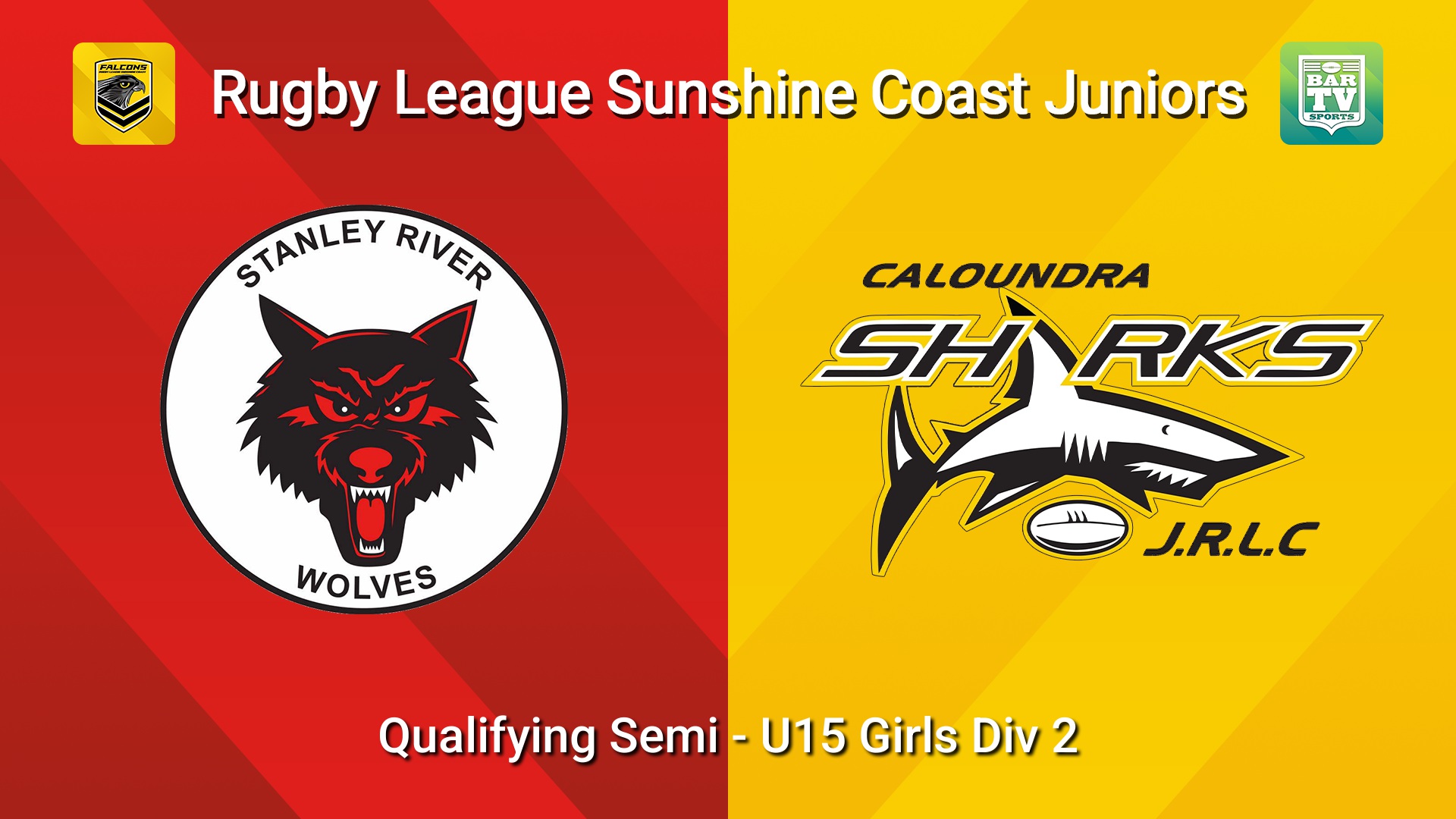 260821-video-Sunshine Coast Junior Rugby League Qualifying Semi - U15 Girls Div 2 - Stanley River Wolves JRL v Caloundra Sharks JRL Slate Image