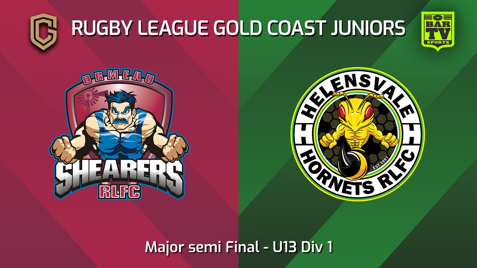 250830-video-Rugby League Gold Coast Juniors Major semi Final - U13 Div 1 - Ormeau Shearers v Helensvale Hornets Slate Image