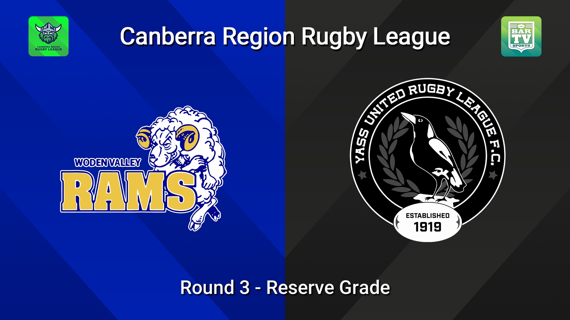 260502-video-Canberra Round 3 - Reserve Grade - Woden Valley Rams v Yass Magpies Slate Image
