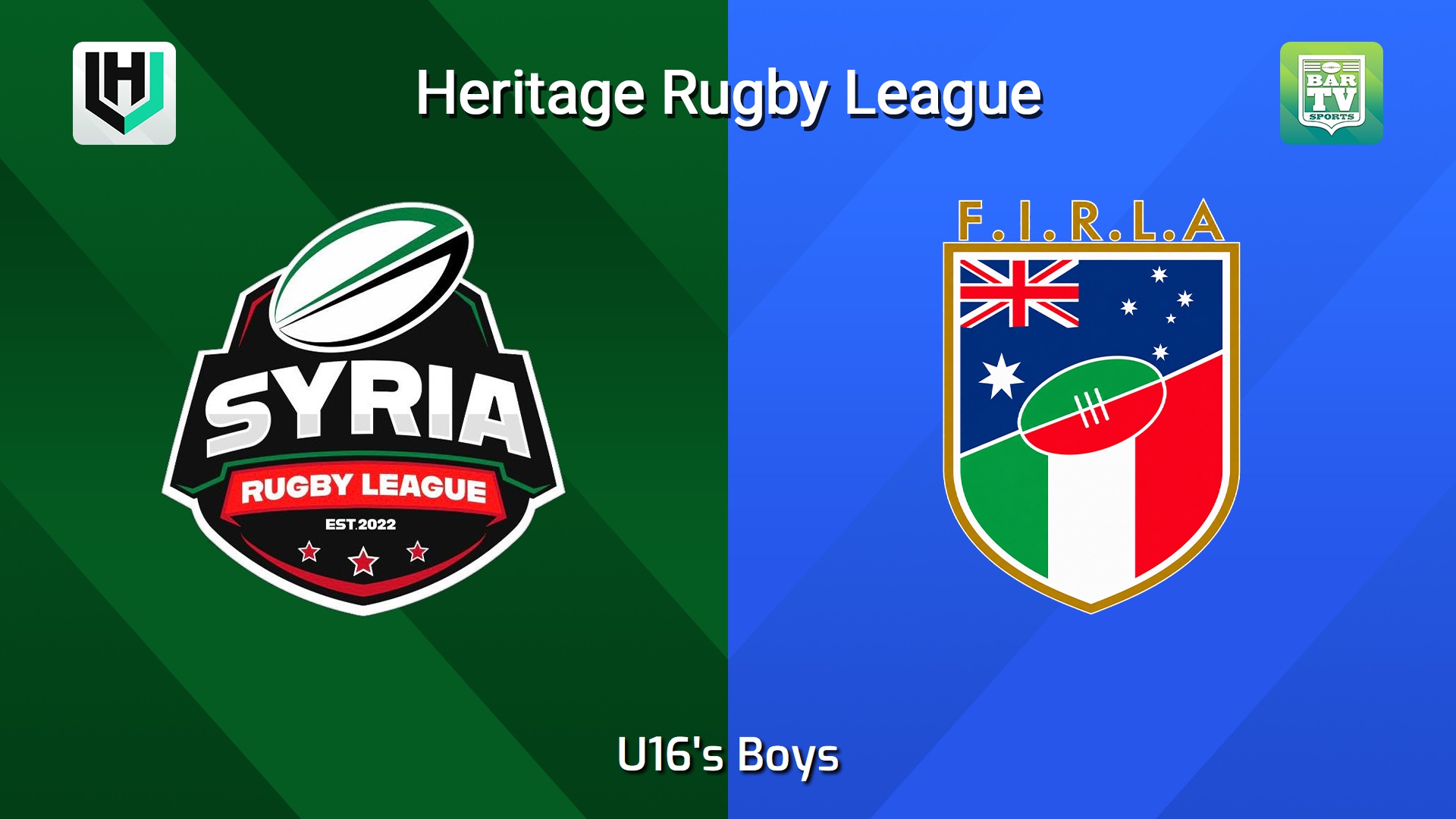 261011-video-Heritage RL U16's Boys - Syria Falcons v FIRLA Slate Image