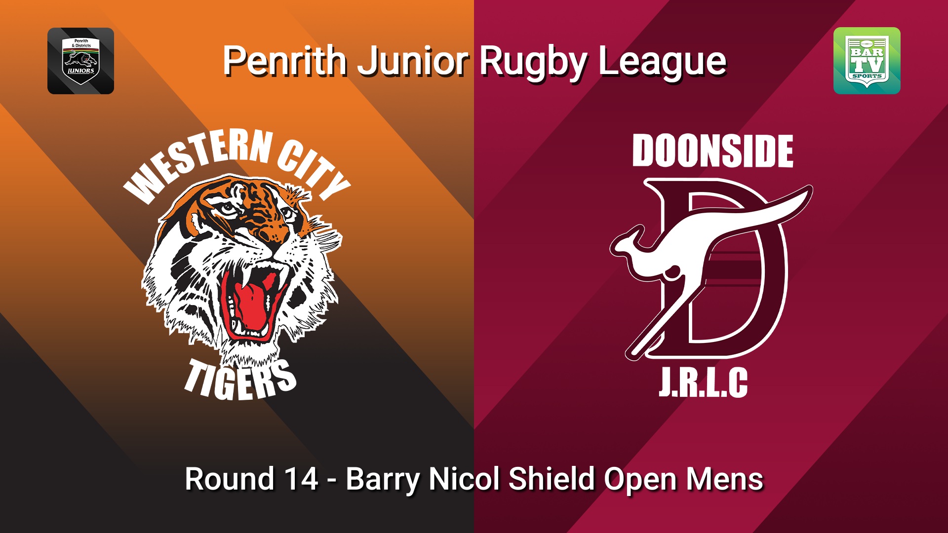 260725-video-Penrith & District Junior Rugby League Round 14 - Barry Nicol Shield Open Mens - Western City Tigers v Doonside Slate Image