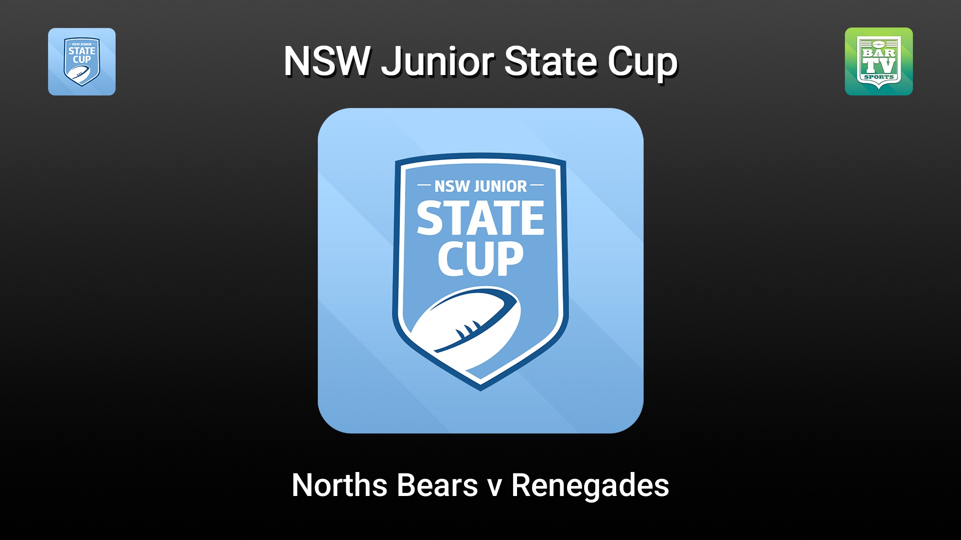 260220-video-NSW Junior State Cup Round 2 - NC 18 Boys - Norths Bears v Renegades Slate Image