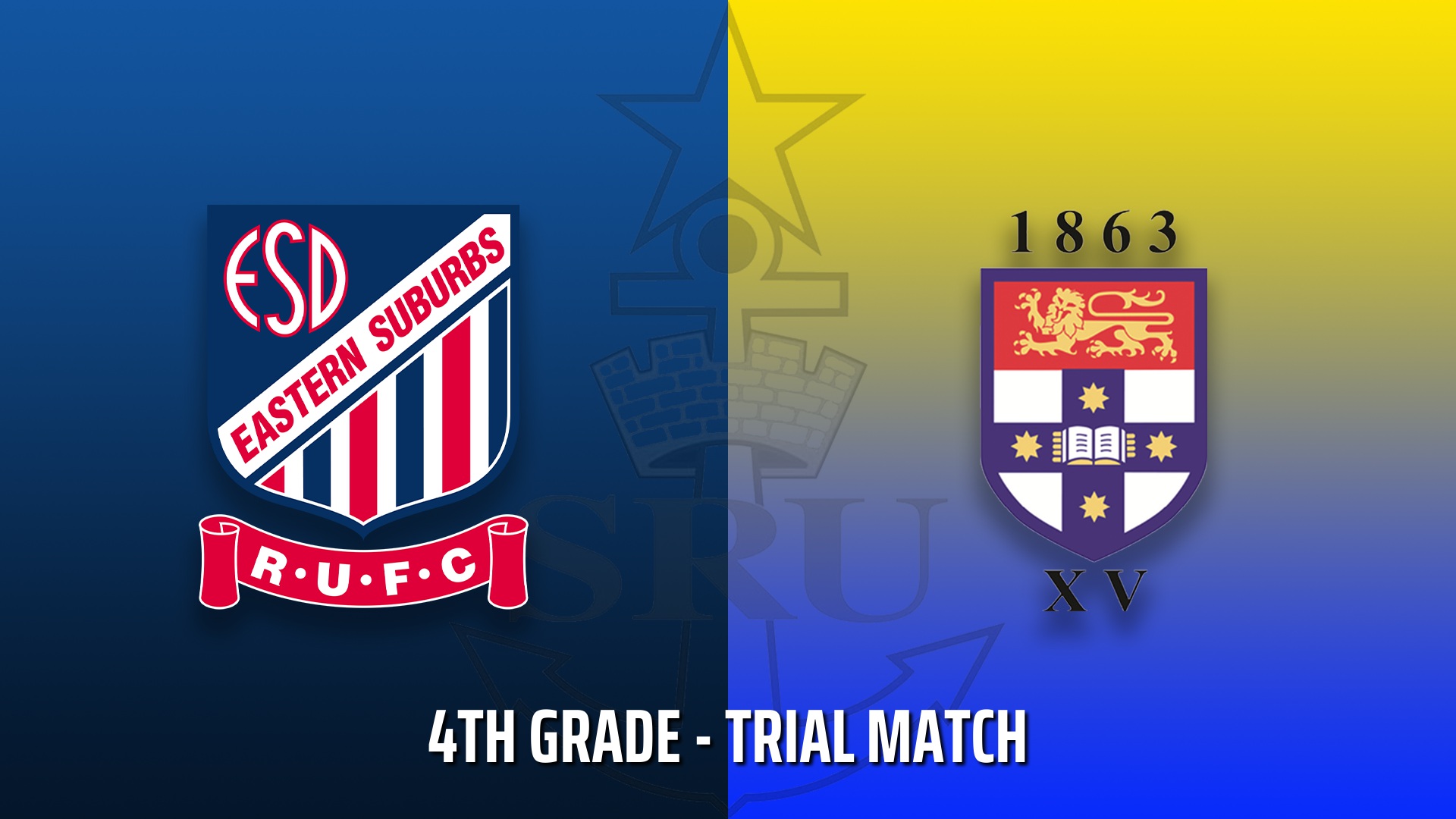 220326-Sydney Rugby Union Trial match - 4th Grade - Eastern Suburbs Sydney v Sydney University Slate Image