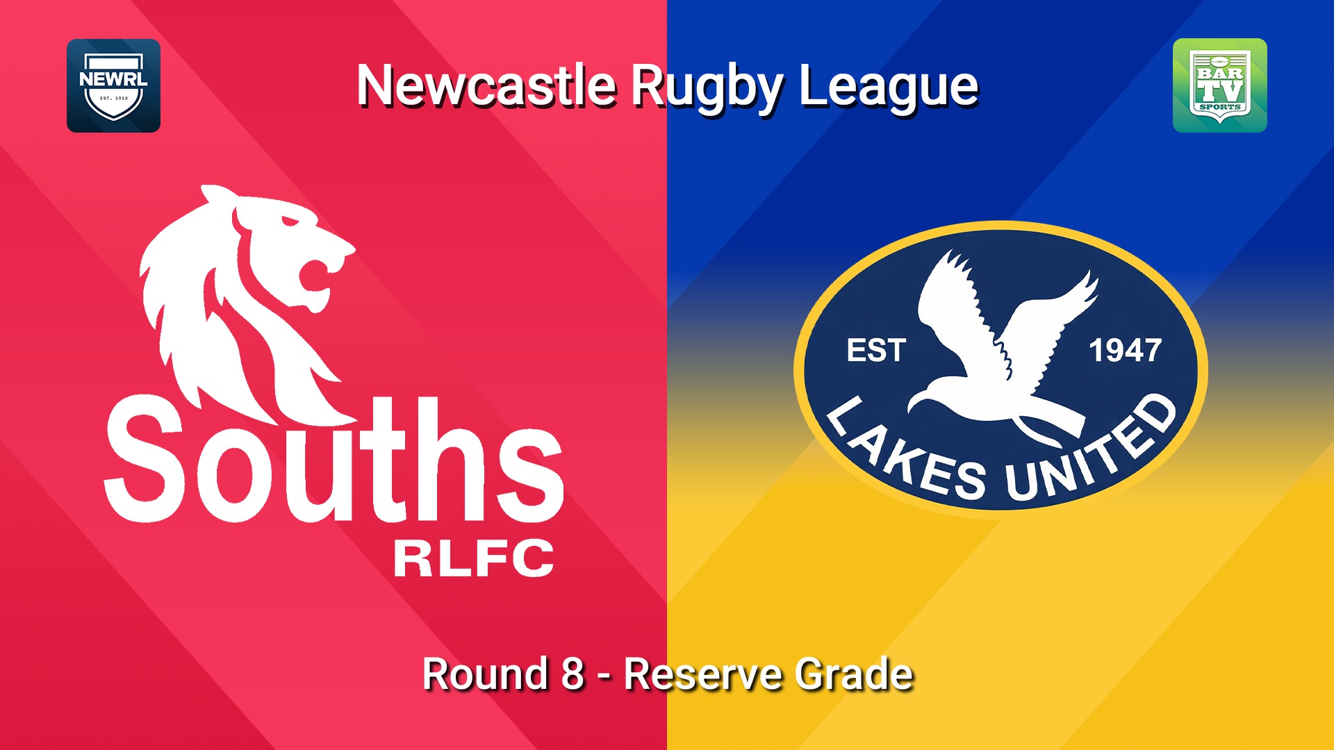 260606-video-Newcastle RL Round 8 - Reserve Grade - South Newcastle Lions v Lakes United Seagulls Slate Image