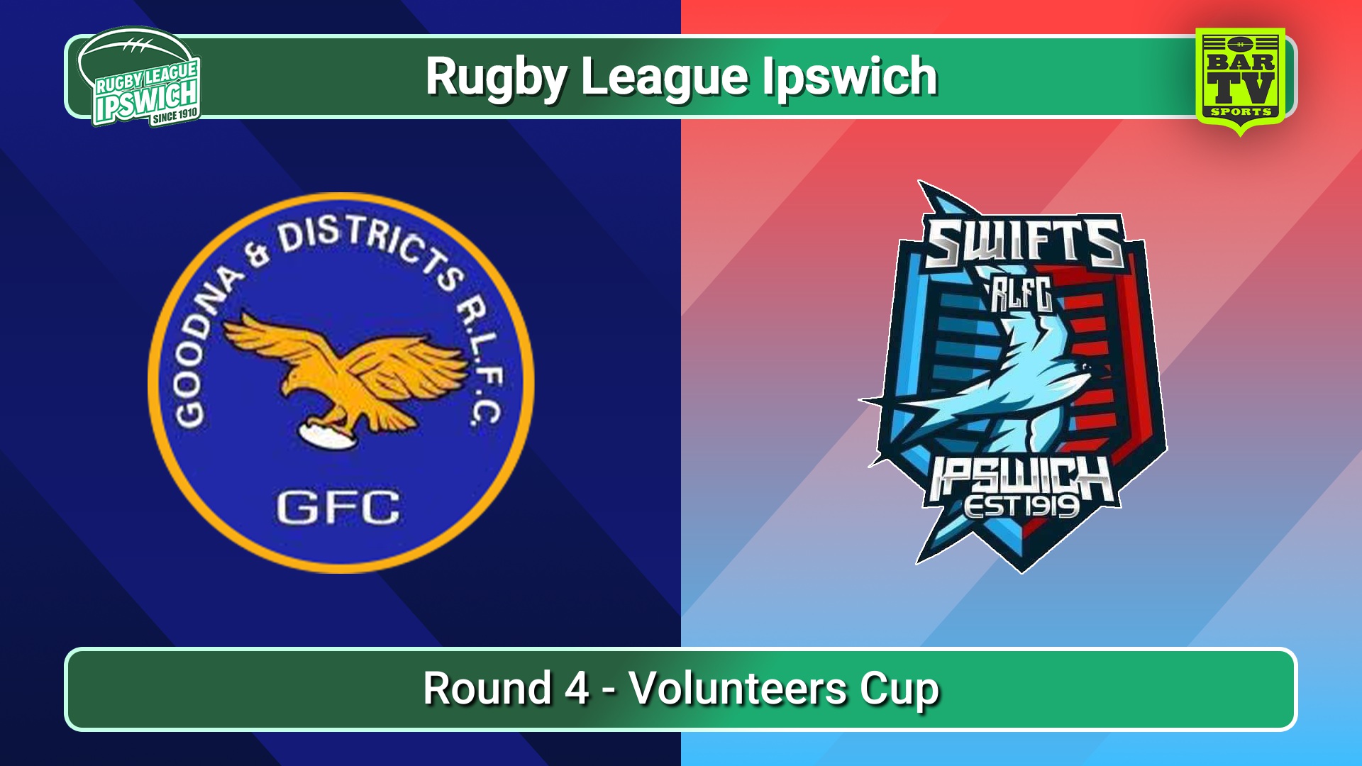 250524-video-Rugby League Ipswich Round 4 - Volunteers Cup - Goodna v Swifts Bluebirds Slate Image