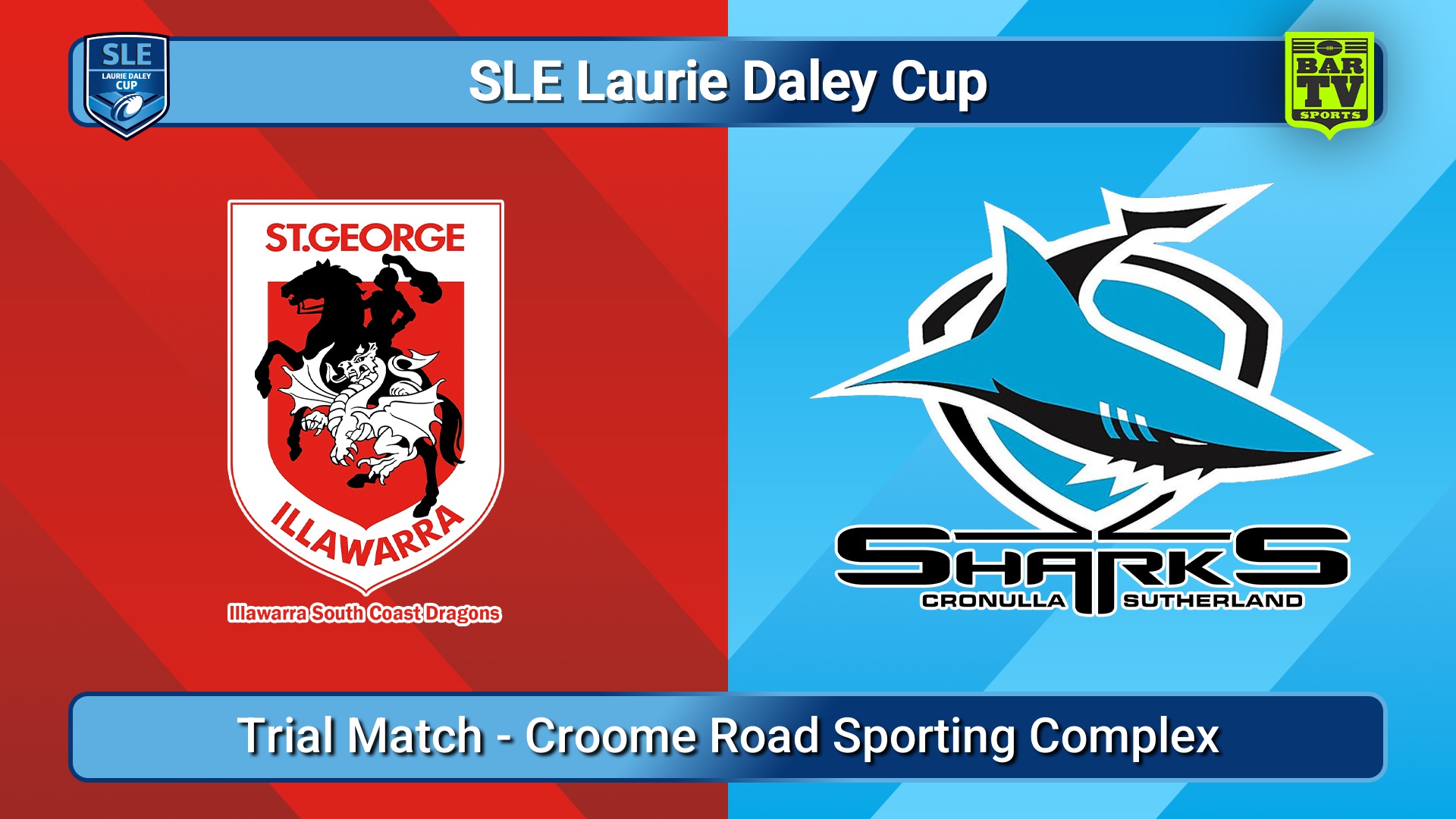 251214-video-SLE Laurie Daley Cup Trial Match - Illawarra South Coast Dragons v Cronulla-Sutherland Sharks Slate Image
