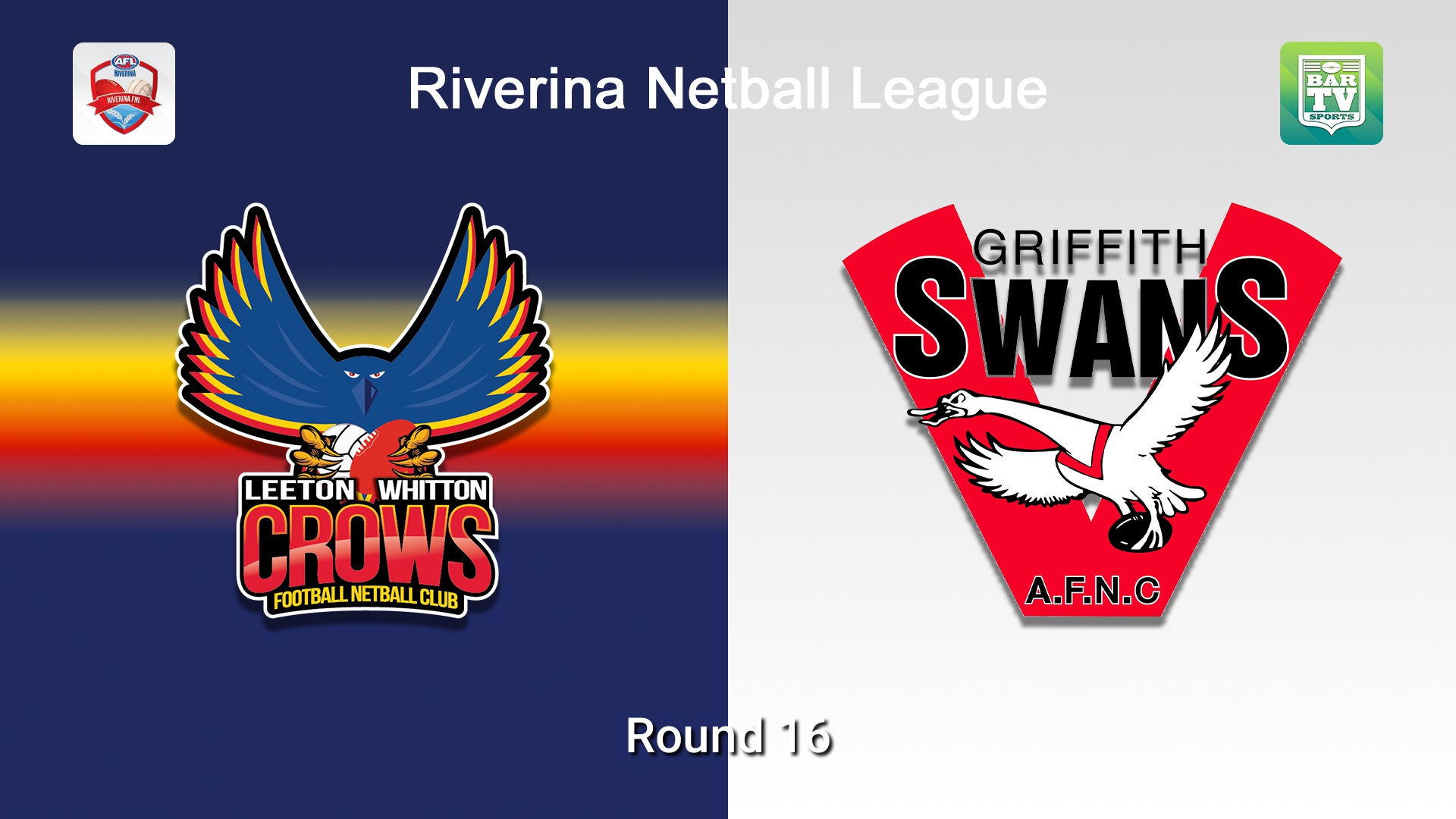 260801-video-Riverina Netball League Round 16 - A Grade - Leeton Whitton Crows v Griffith Swans Slate Image