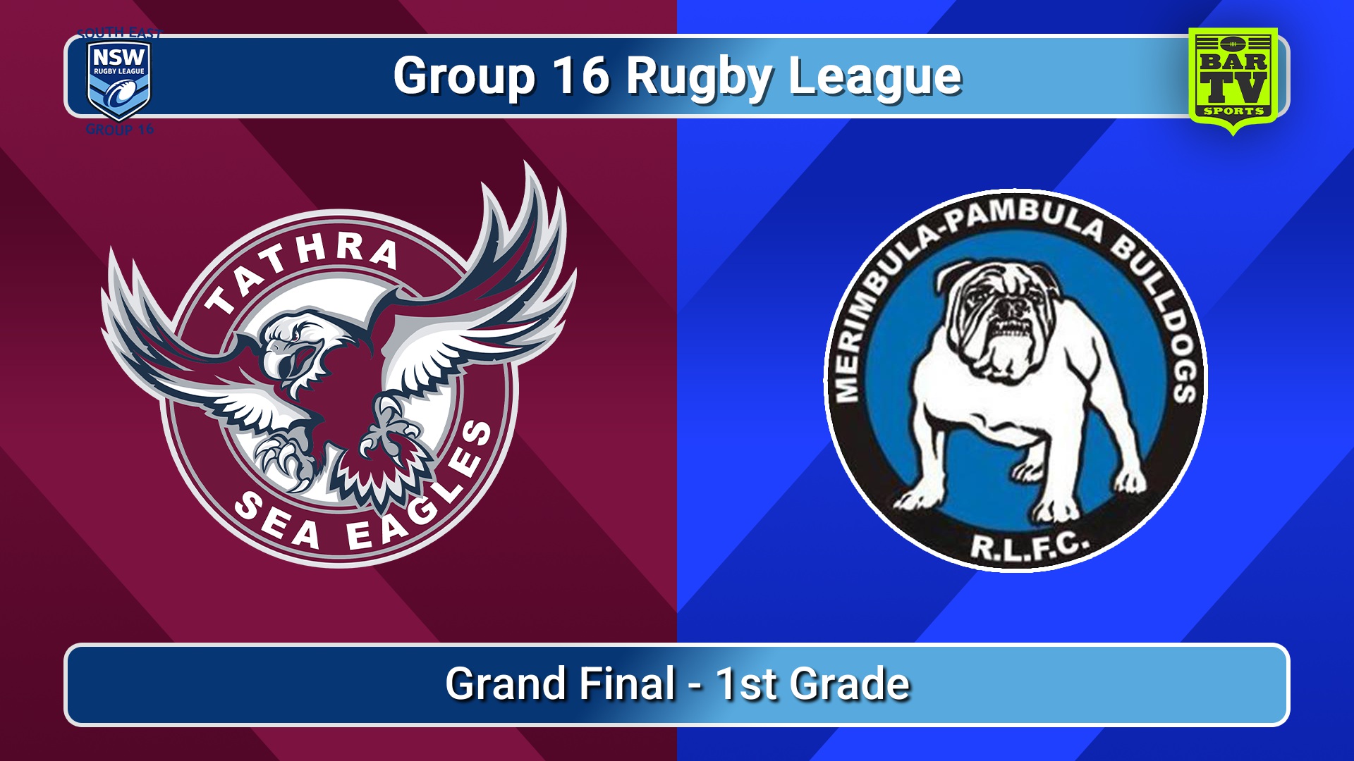 250907-video-Group 16 Rugby League  Grand Final - 1st Grade - Tathra Sea Eagles v Merimbula-Pambula Bulldogs Slate Image