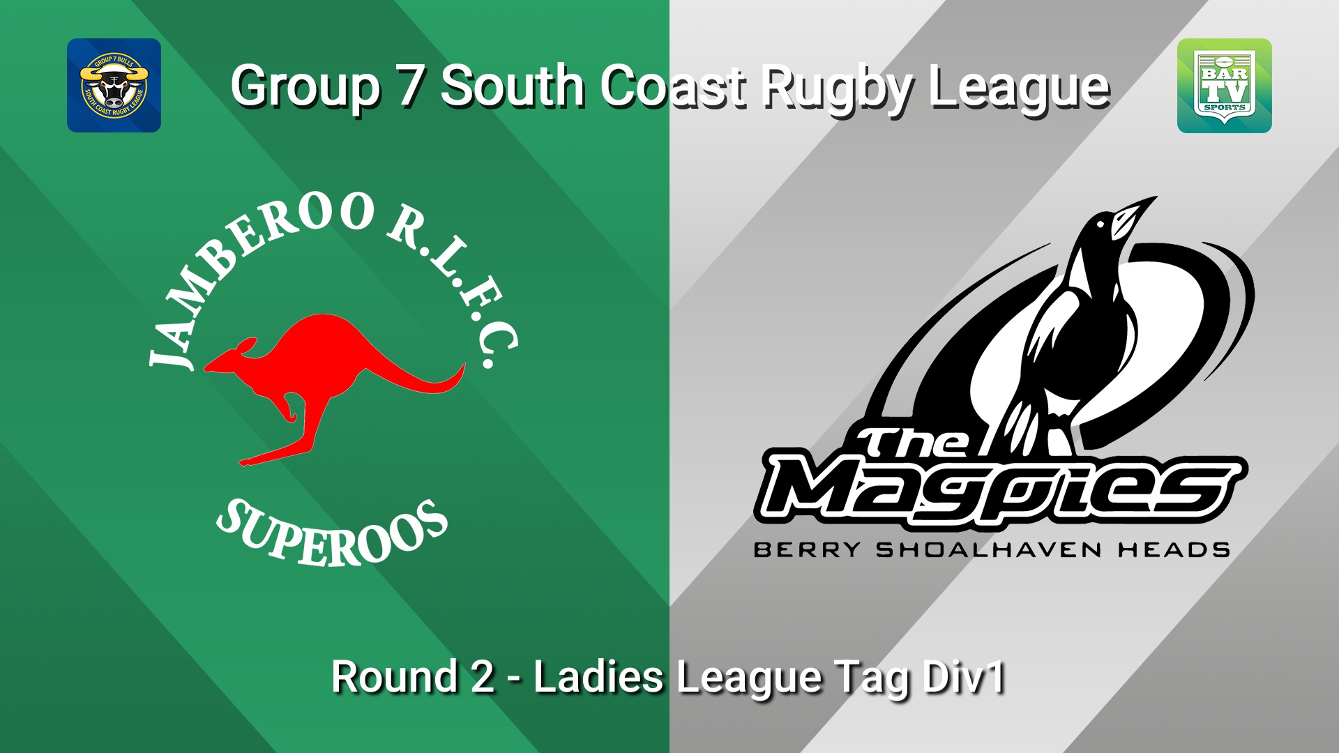 260425-video-South Coast Round 2 - Ladies League Tag Div1 - Jamberoo Superoos v Berry-Shoalhaven Heads Minigame Slate Image