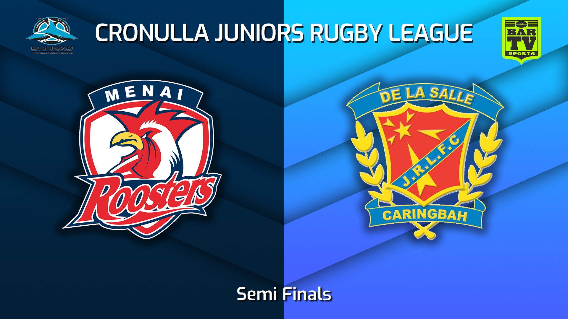 220813-Cronulla Juniors Semi Finals - U12 Bronze - Menai Roosters v De La Salle Slate Image