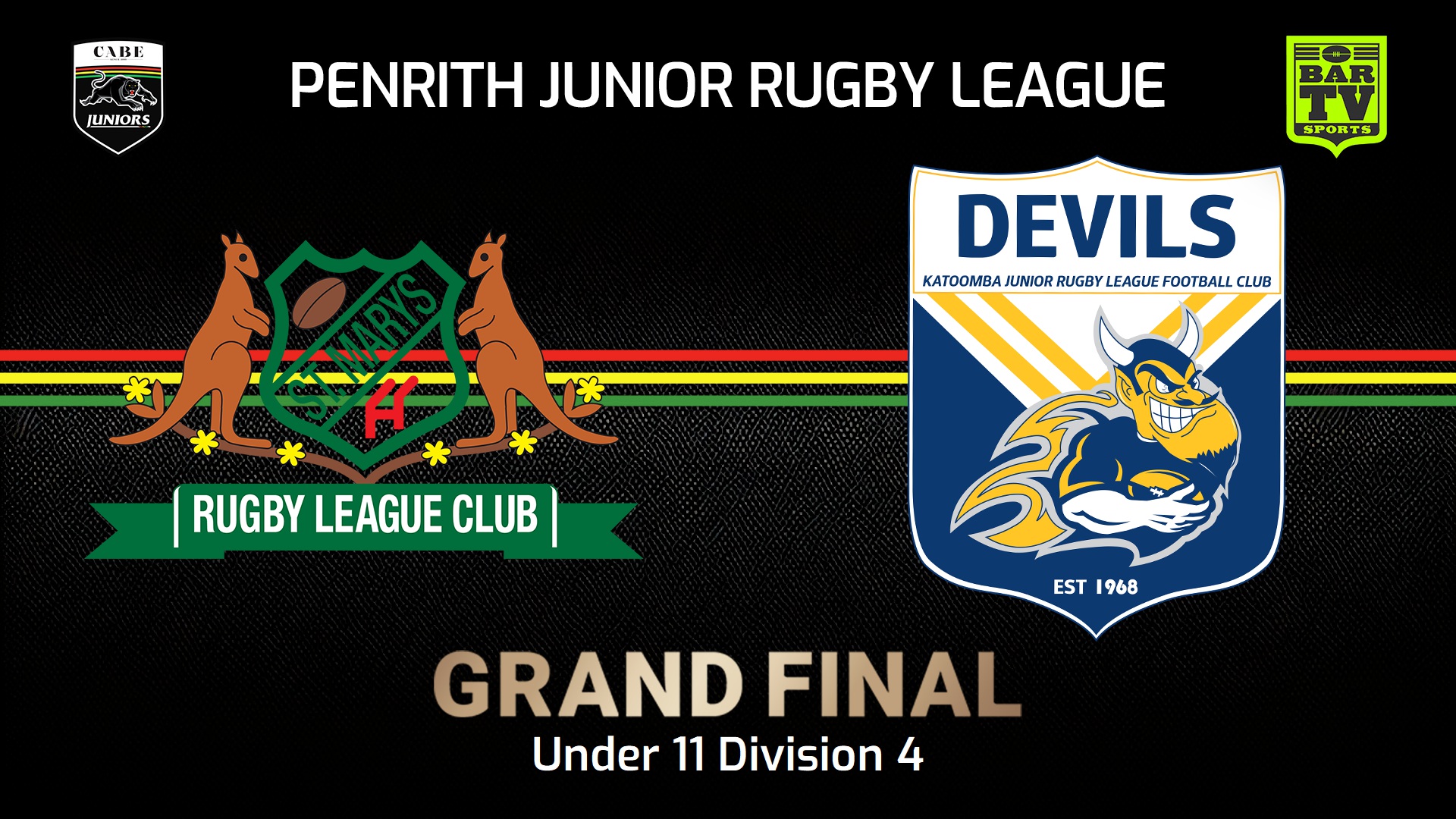 240831-video-Penrith & District Junior Rugby League Grand Final - U11 Div 4 - St Marys v Katoomba Devils Slate Image