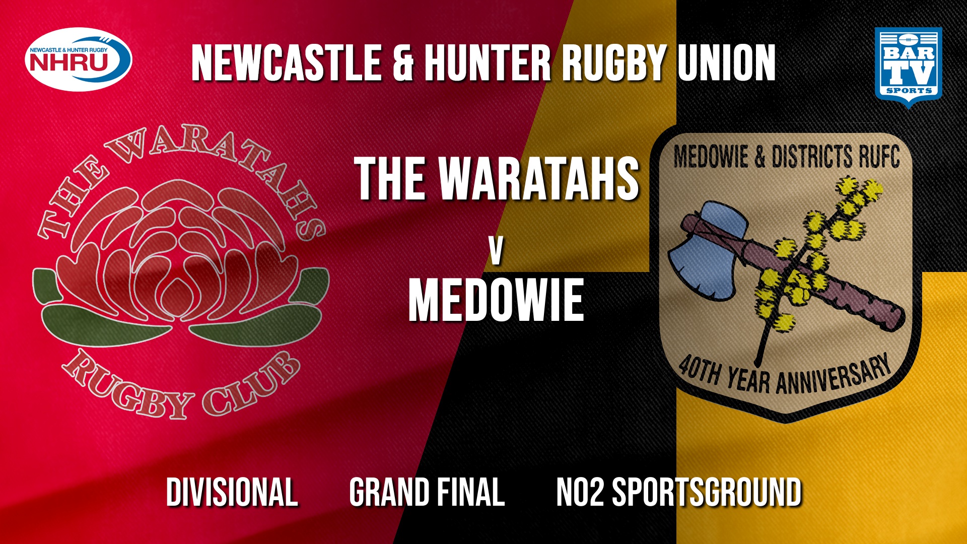 NHRU Grand Final - Divisional - The Waratahs v Medowie Marauders Slate Image