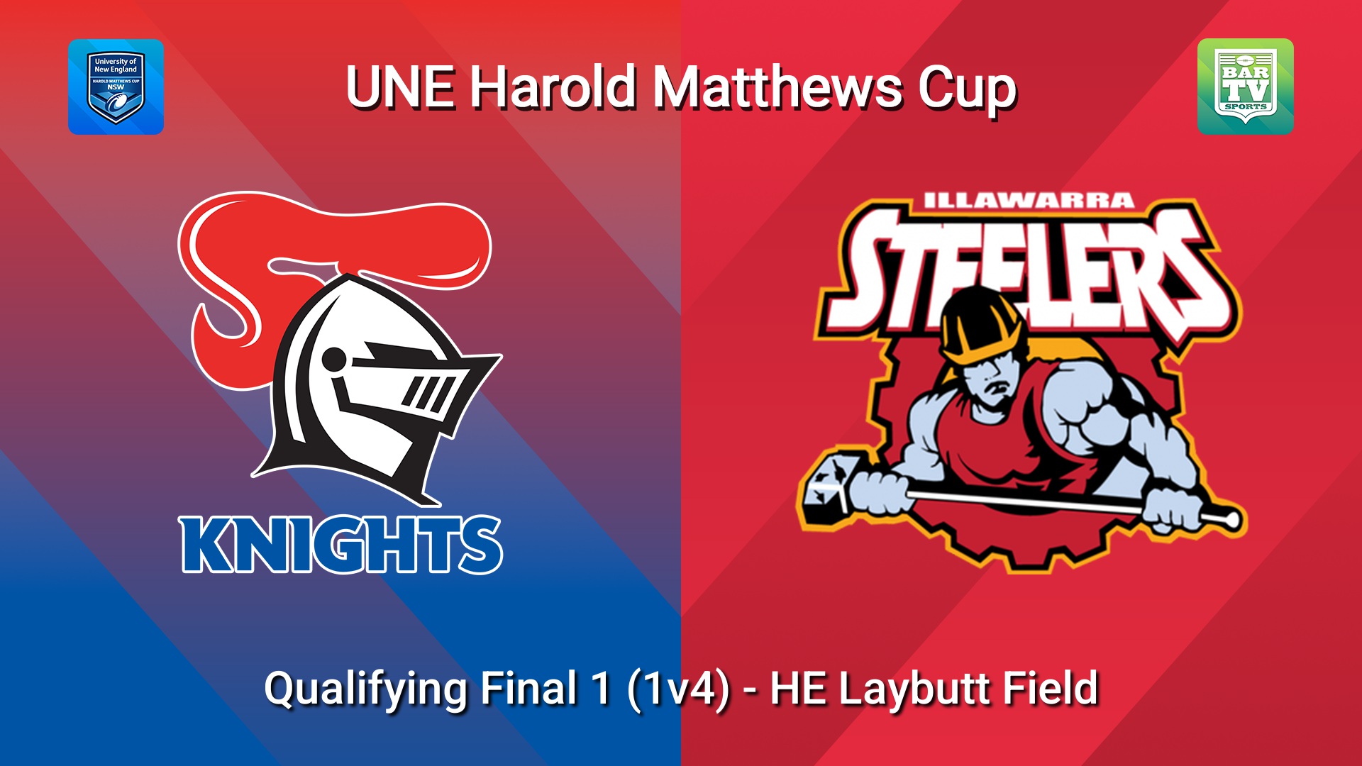 260411-video-UNE Harold Matthews Cup Qualifying Final 1 (1v4) - Newcastle Knights v Illawarra Steelers Slate Image